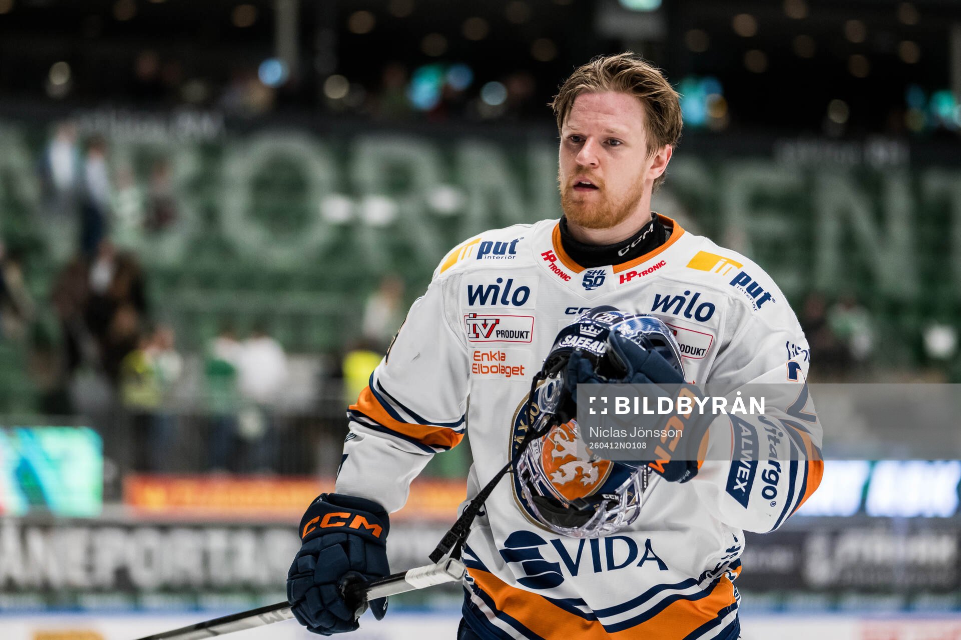 Växjös Hugo Gustafsson jublar