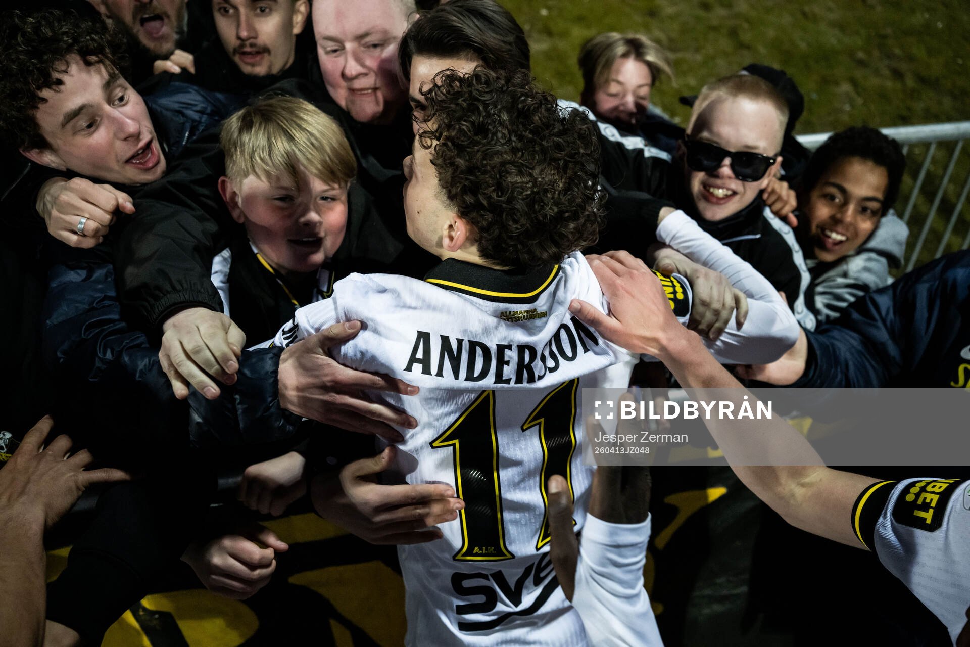 AIKs Victor Goncalves Andersson jublar
