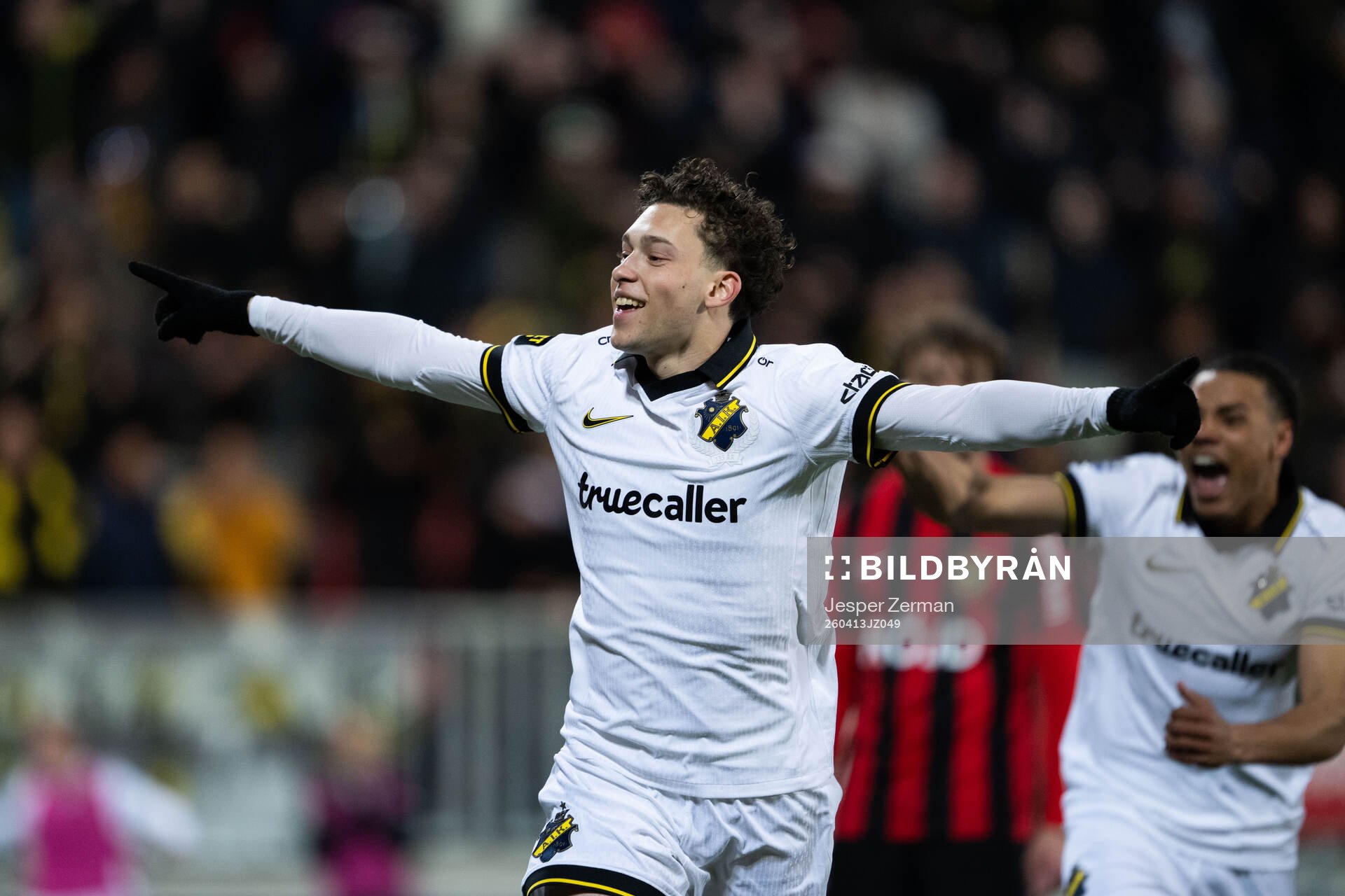 AIKs Victor Goncalves Andersson jublar