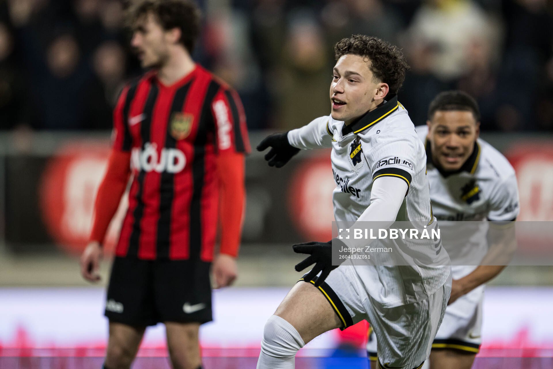 AIKs Victor Goncalves Andersson jublar