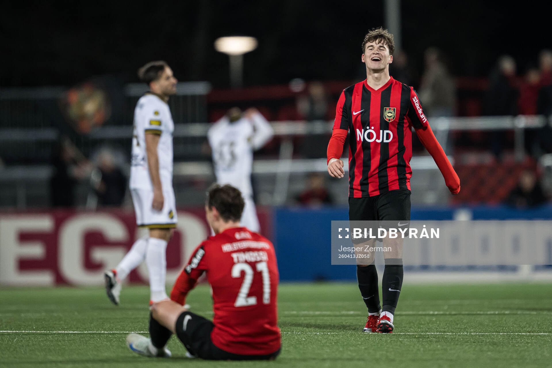 Brommapojkarnas Alex Timossi Andersson och Mads Kristian