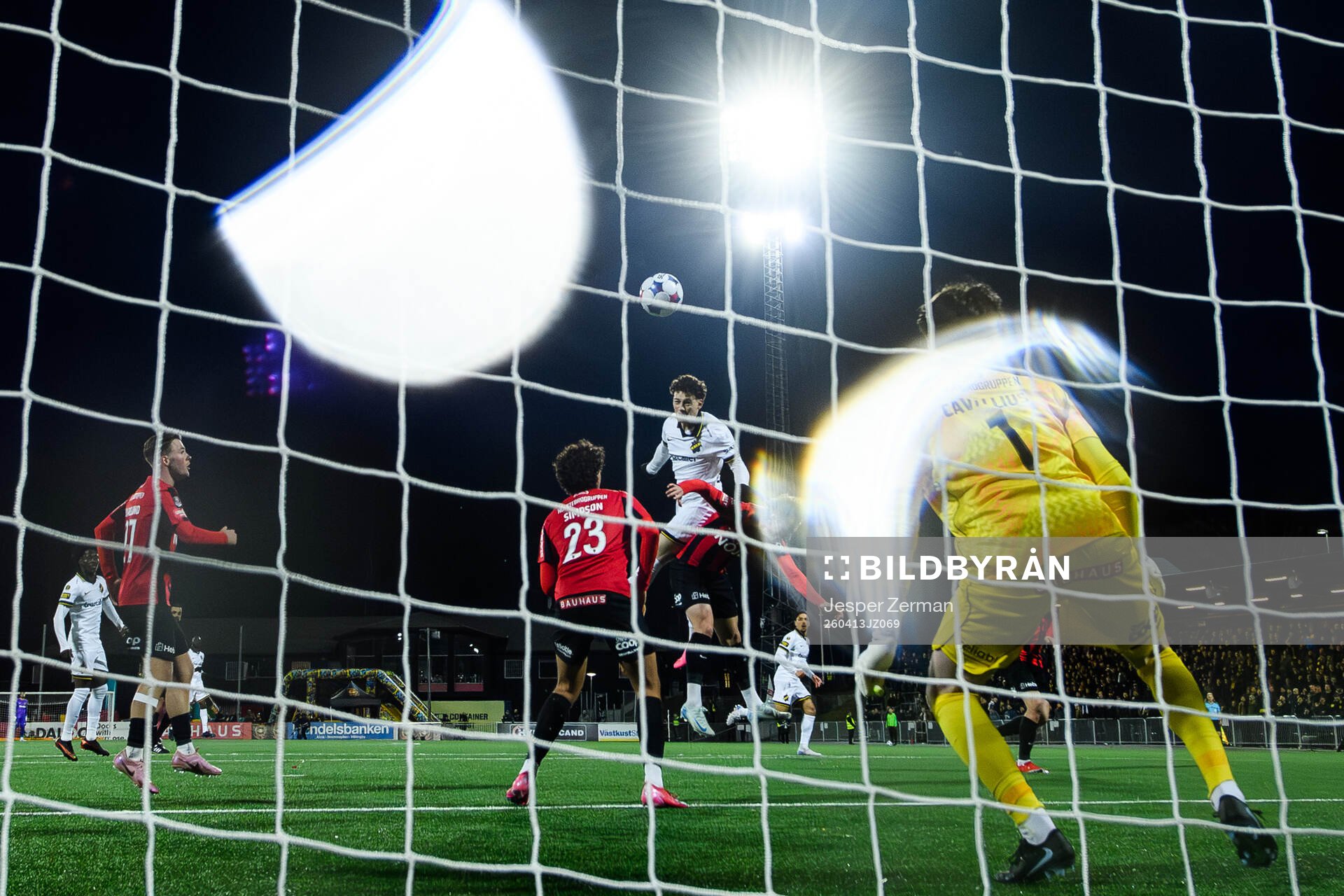 AIKs Victor Goncalves Andersson gör 1-2 på