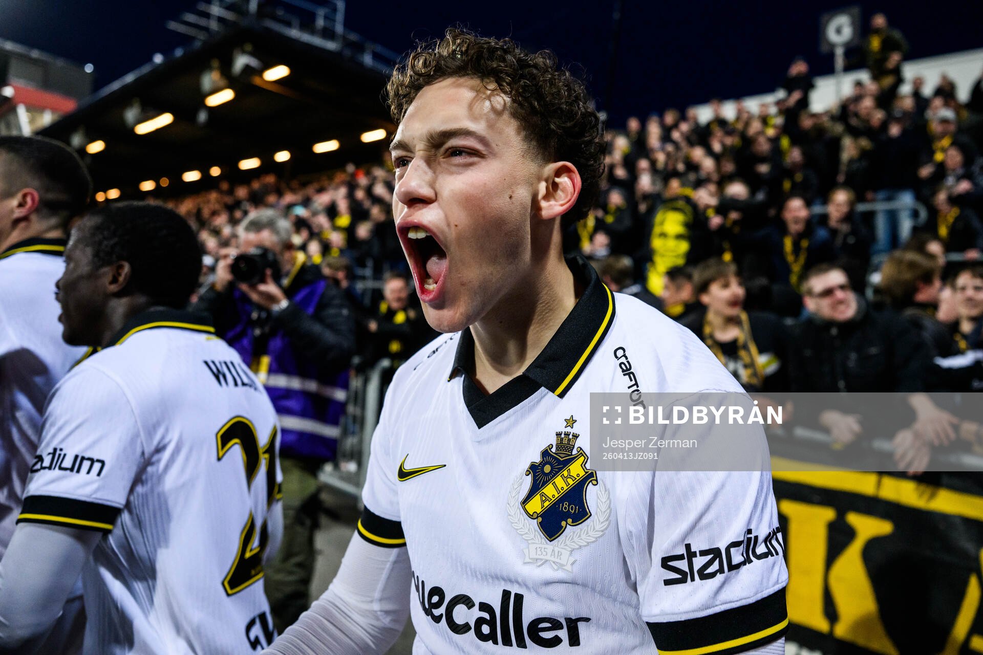 AIKs Victor Goncalves Andersson jublar