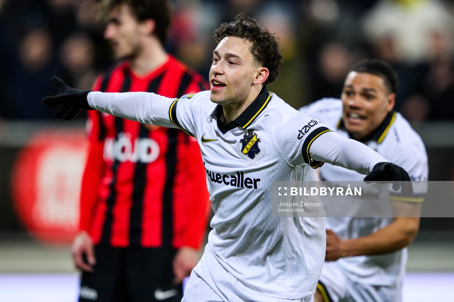 AIKs Victor Goncalves Andersson jublar