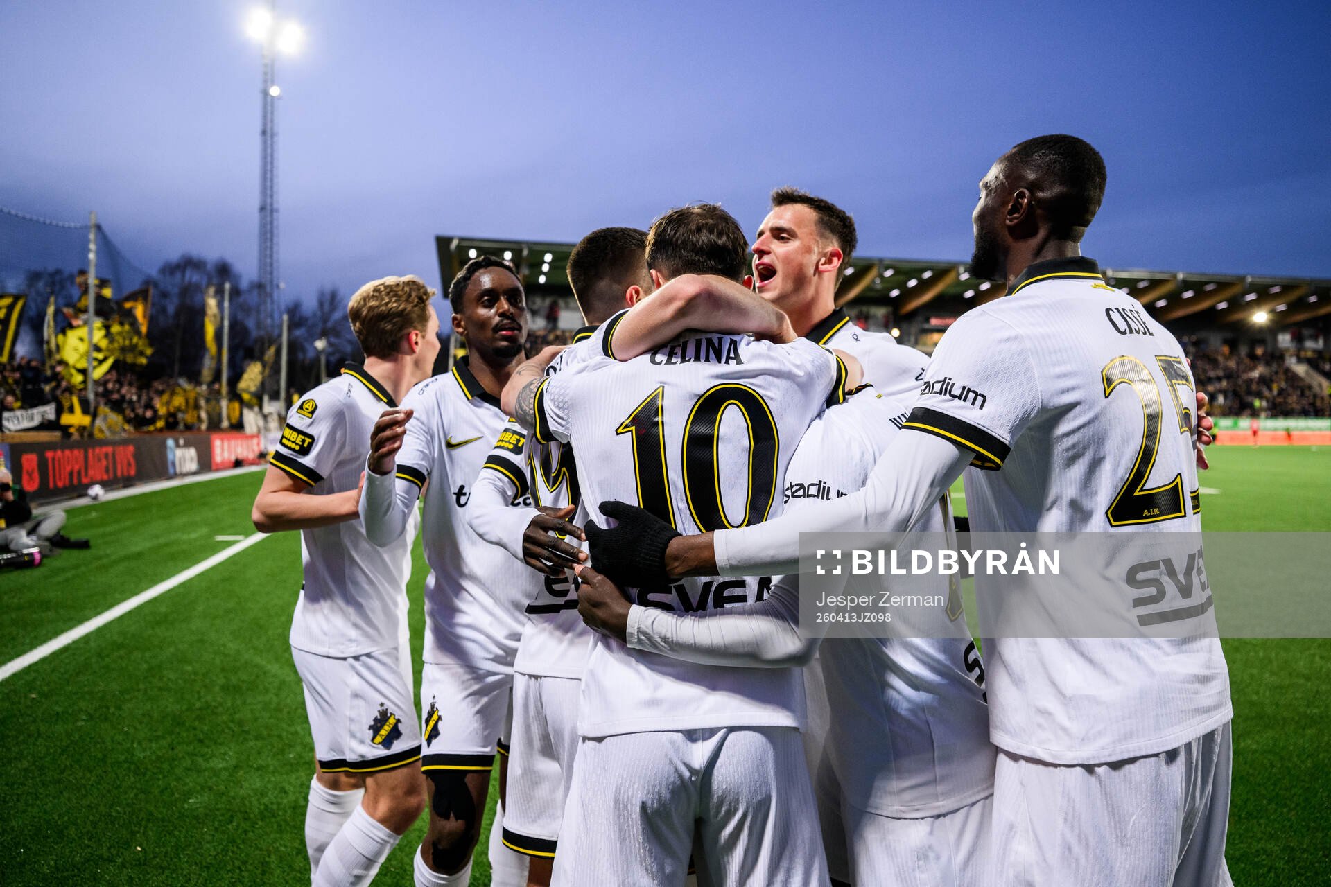 AIKs Bersant Celina jublar