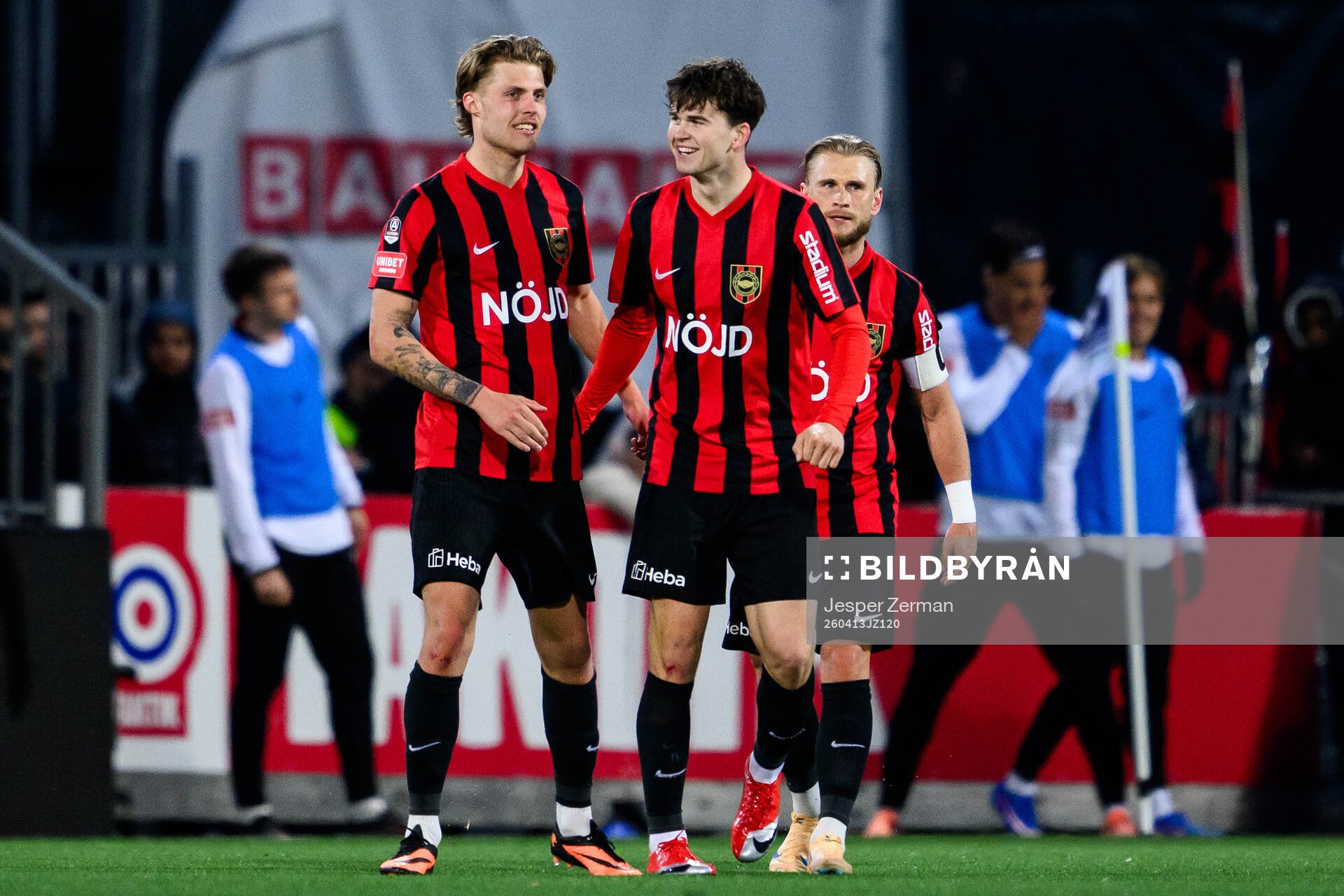 Brommapojkarnas Lukas Björklund och Mads Kristian Hansen