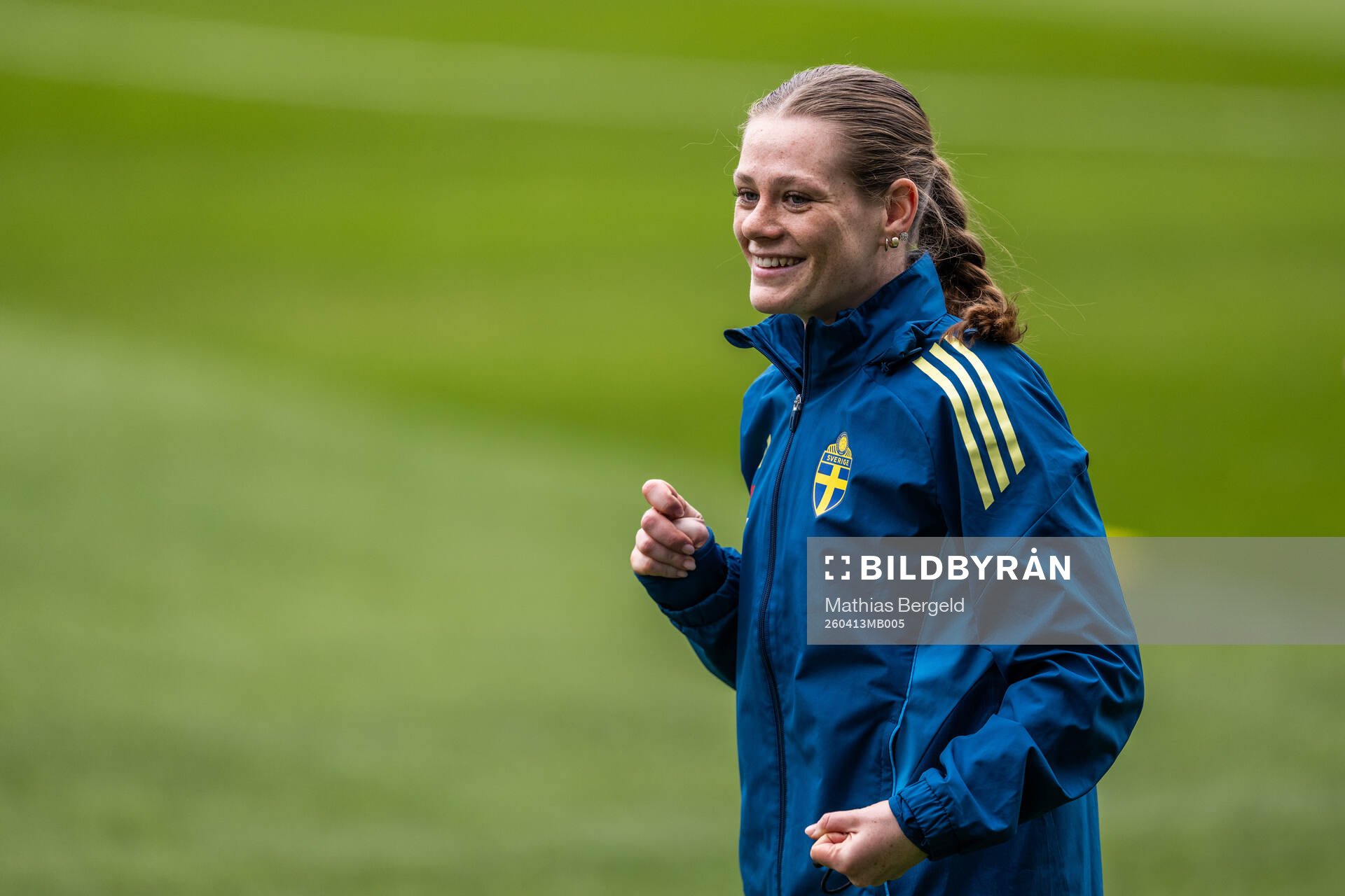 Sofia Reidy of the Swedish women's national football team