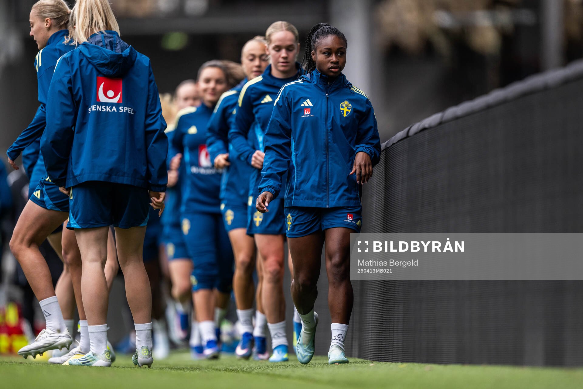 Monica Jusu Bah of the Swedish women's national football