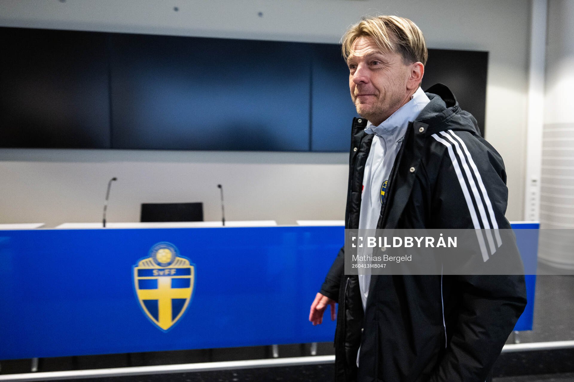 Head coach Tony Gustavsson of the Swedish women's national