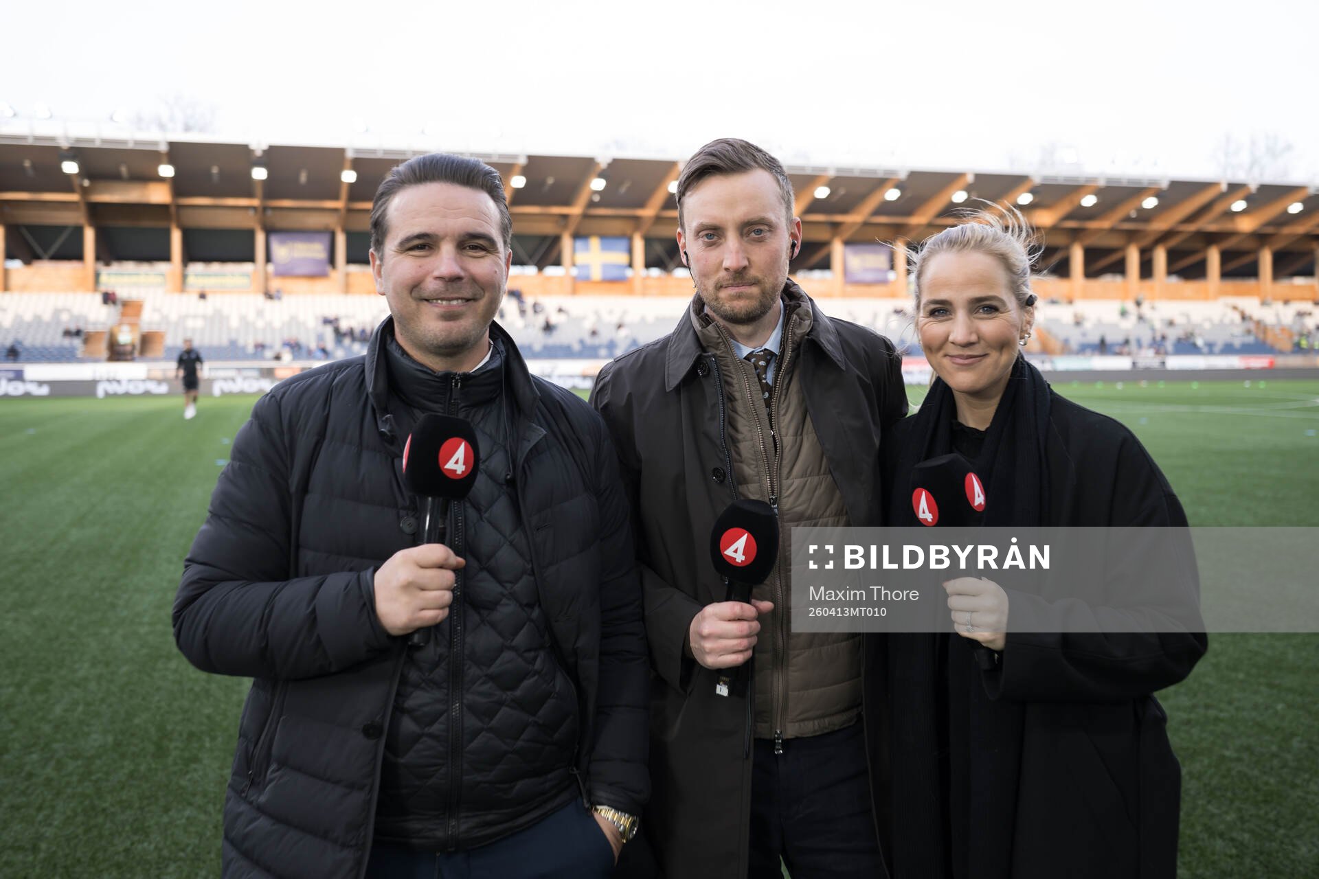 TV4s Nordin Gerzic, Axel Pileby och Irma Helin Zebanejad
