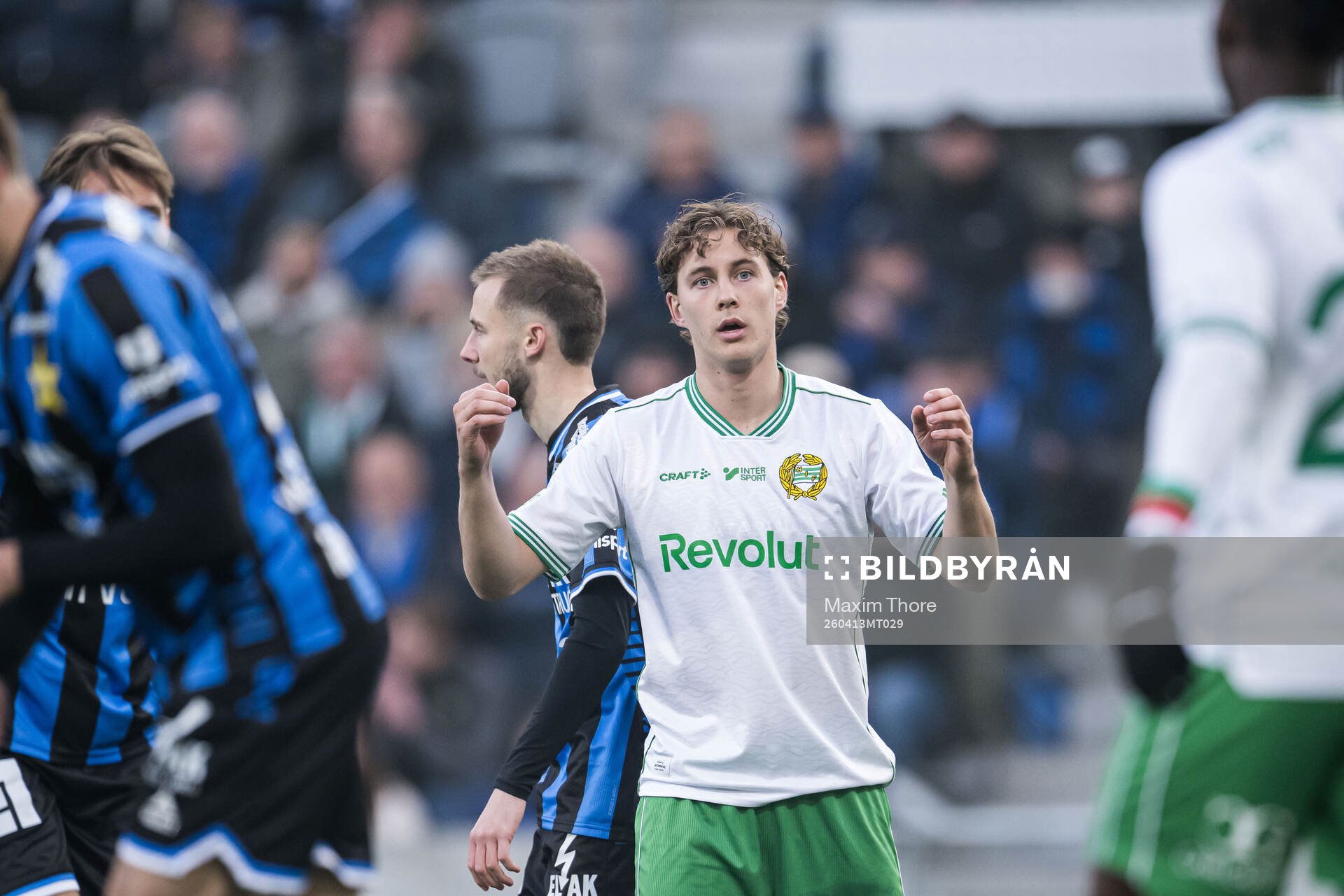 Hammarbys Hampus Skoglund deppar