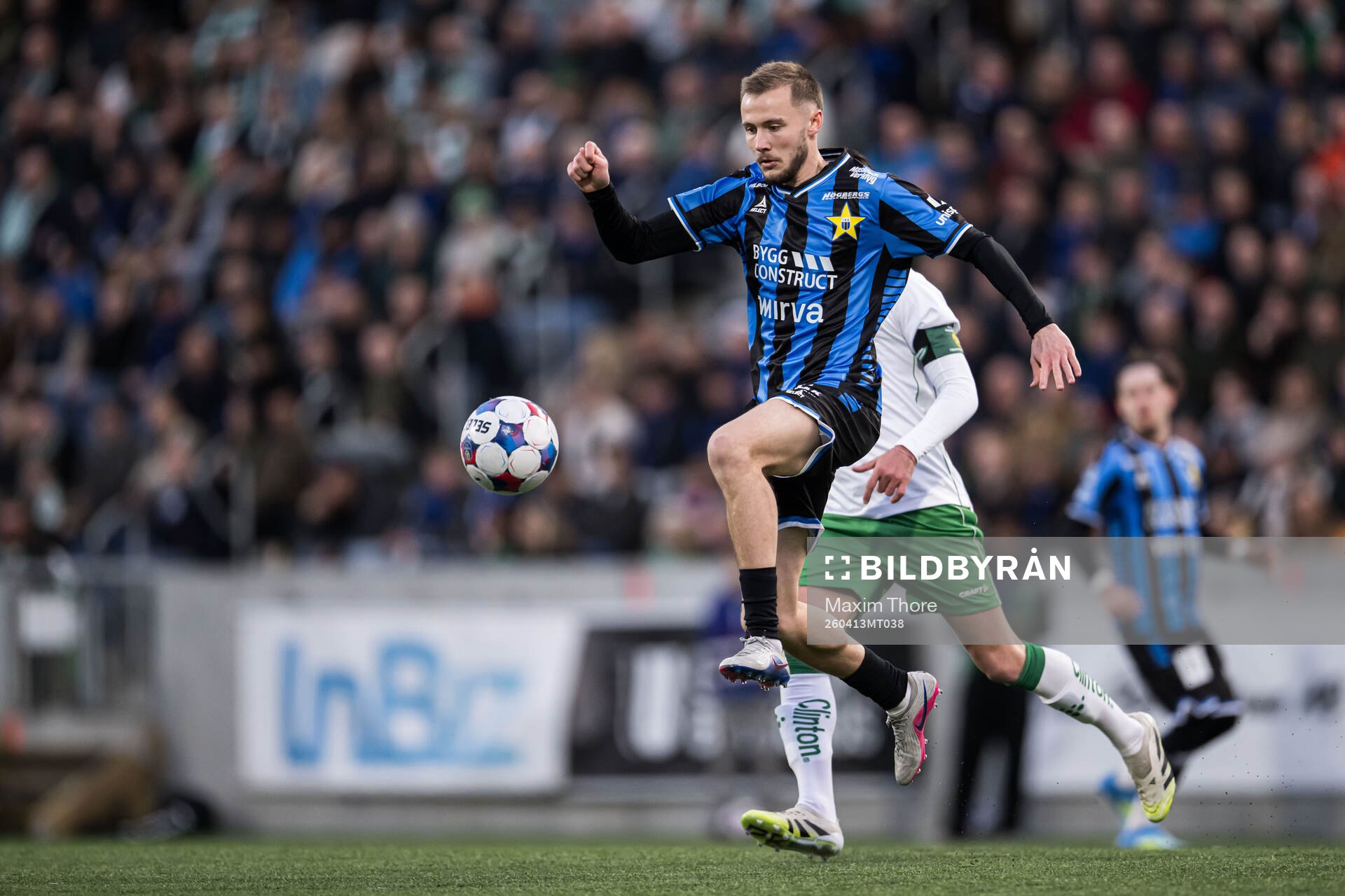 under fotbollsmatchen i Allsvenskan mellan Sirius och