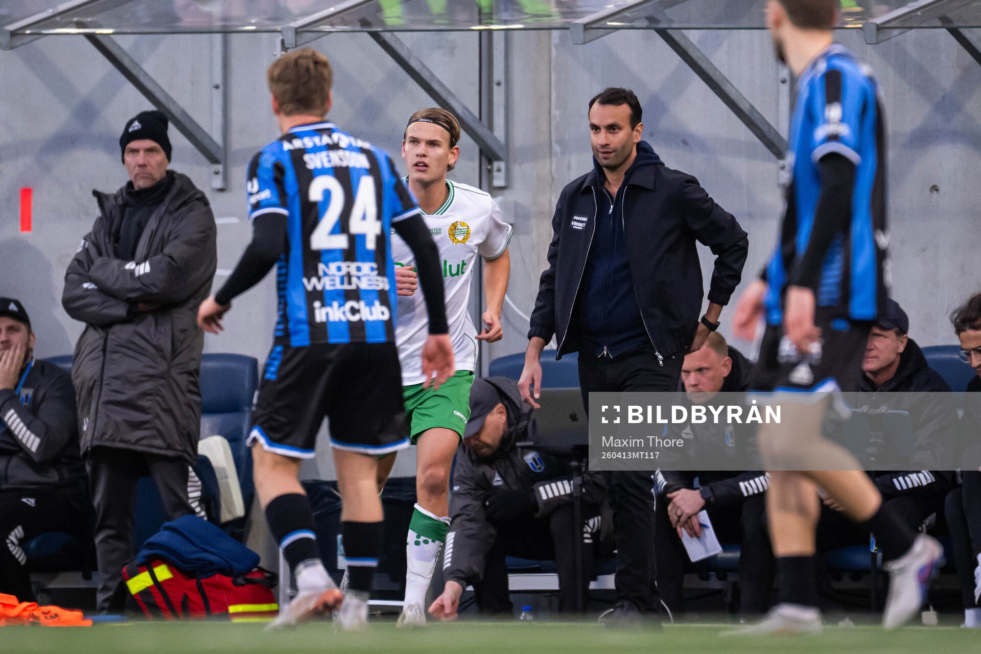 Hammarbys tränare Kalle Karlsson