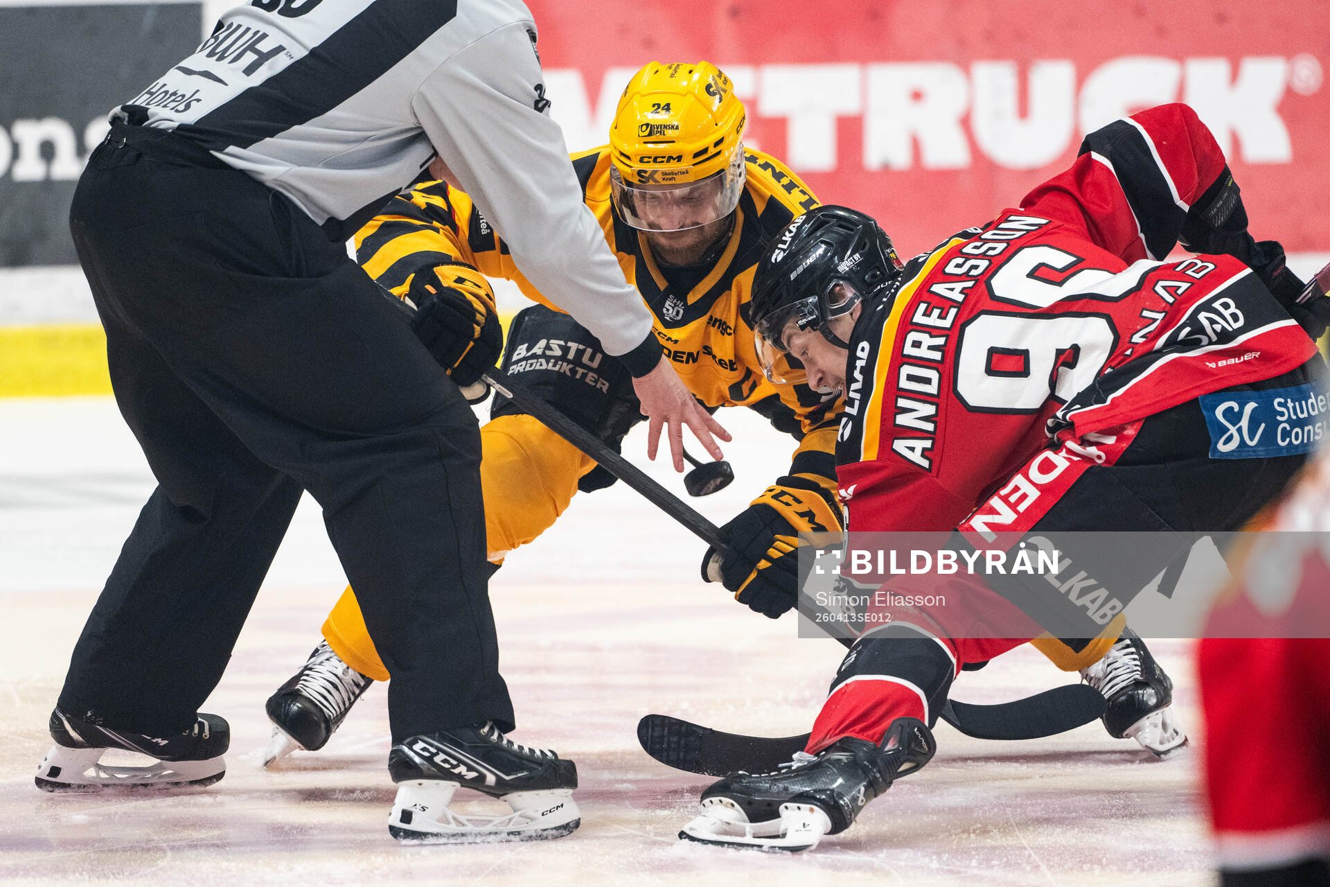 Skellefteås Oscar Lindberg och Luleås Pontus Andreasson