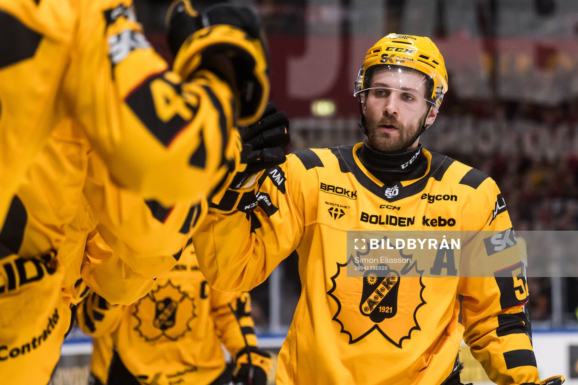 Skellefteås Arvid Lundberg jublar