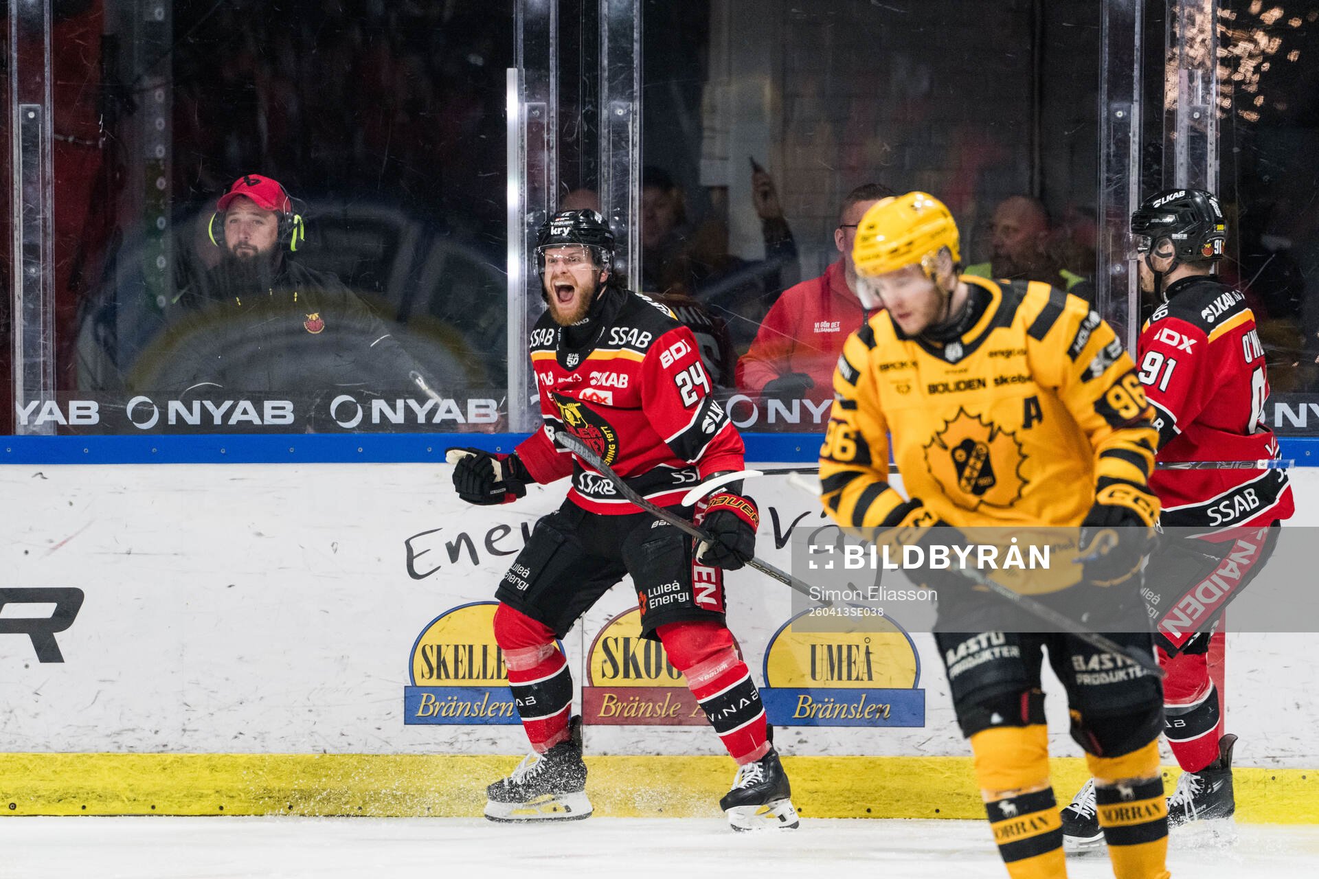 Luleås Brendan Shinnimin jublar