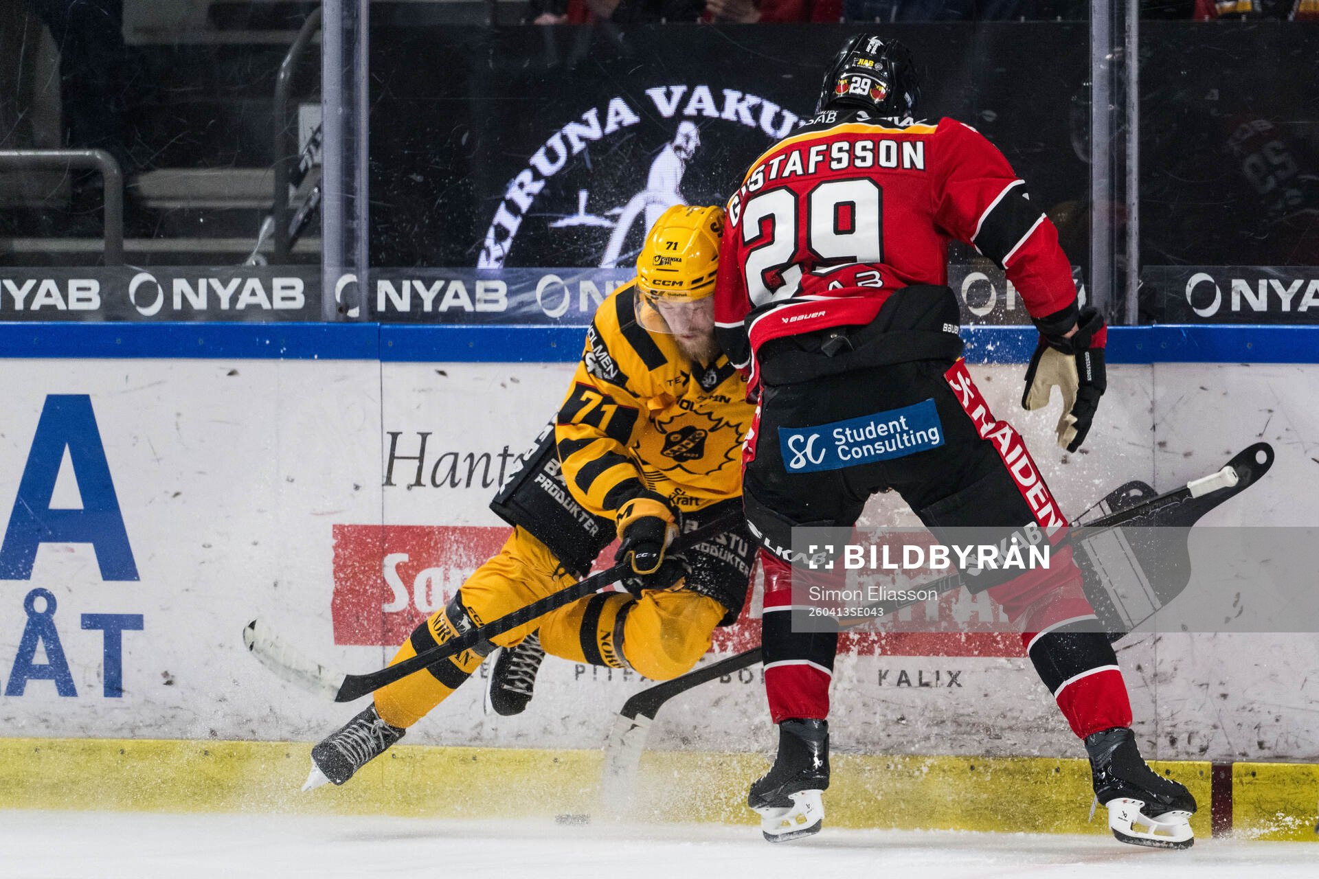 Skellefteås Jonathan Davidsson och Luleås Erik Gustafsson