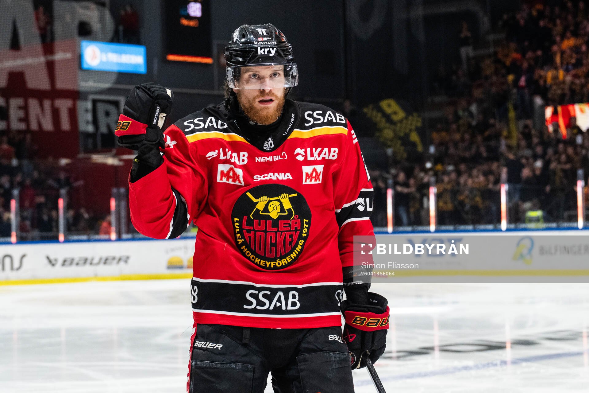 Luleås Brendan Shinnimin jublar