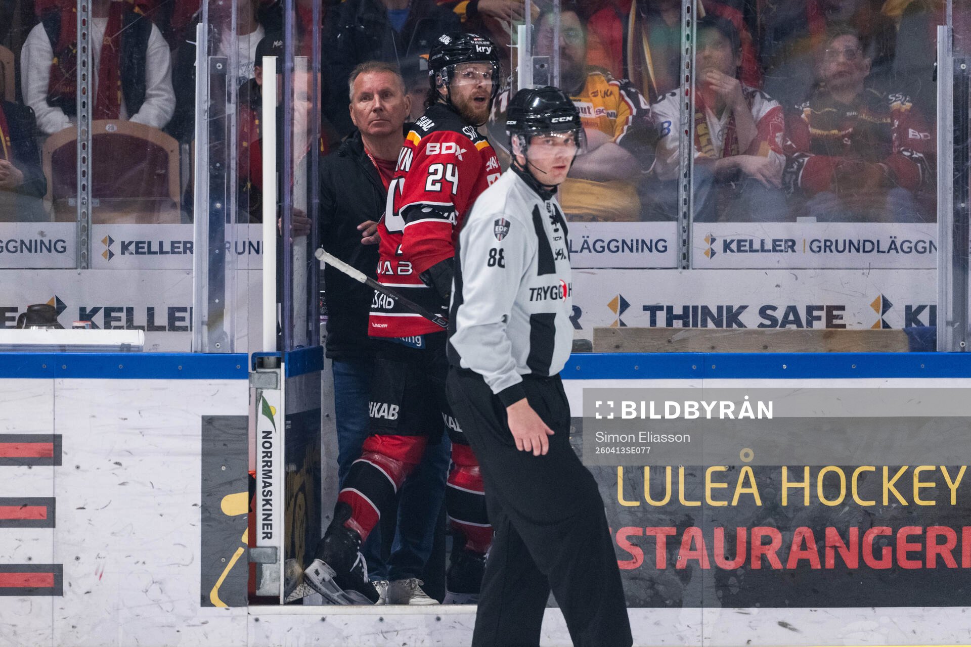 Luleås Brendan Shinnimin utvisas