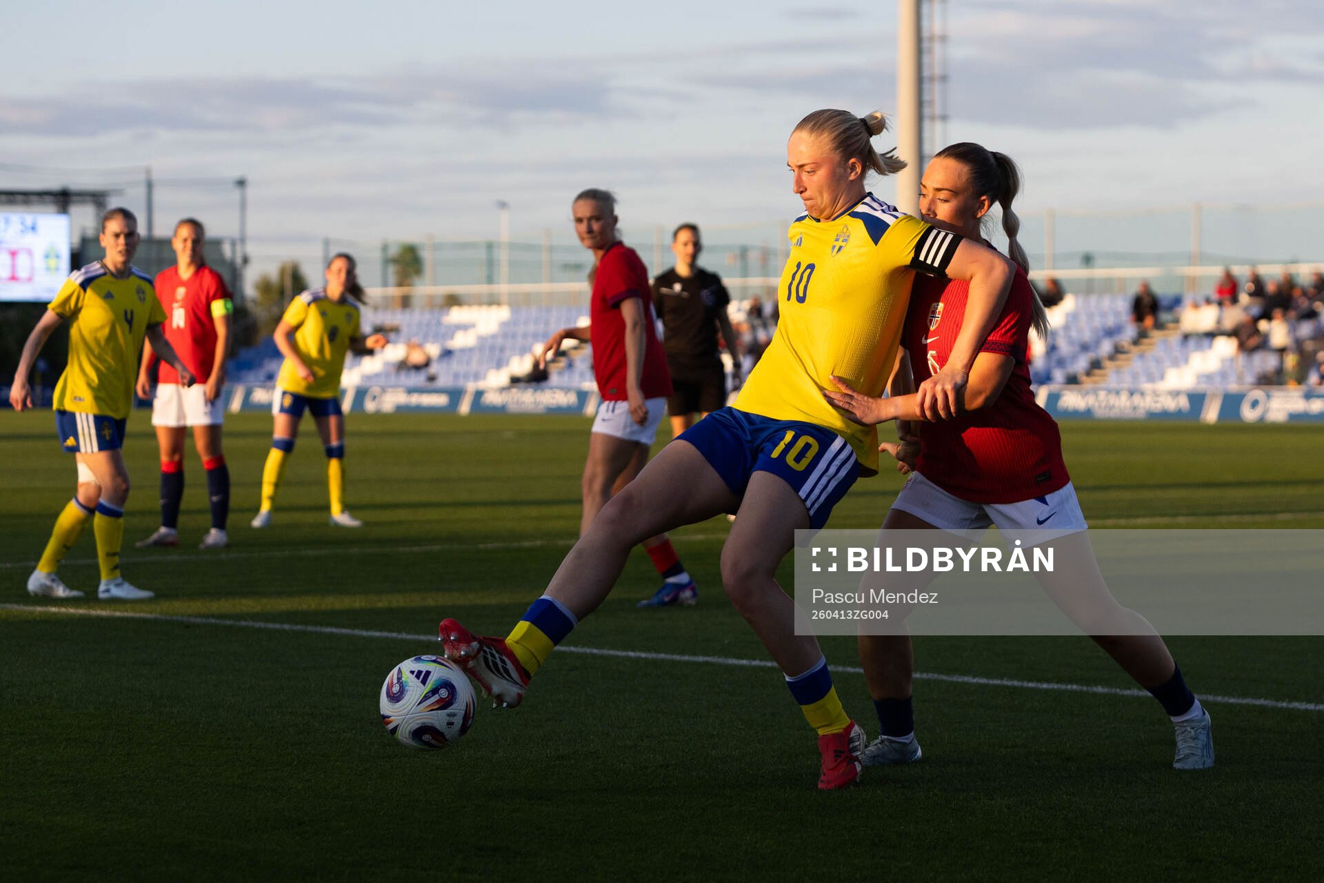 Wilma Leidhammar of Sweden and Julie Jorde of Norway