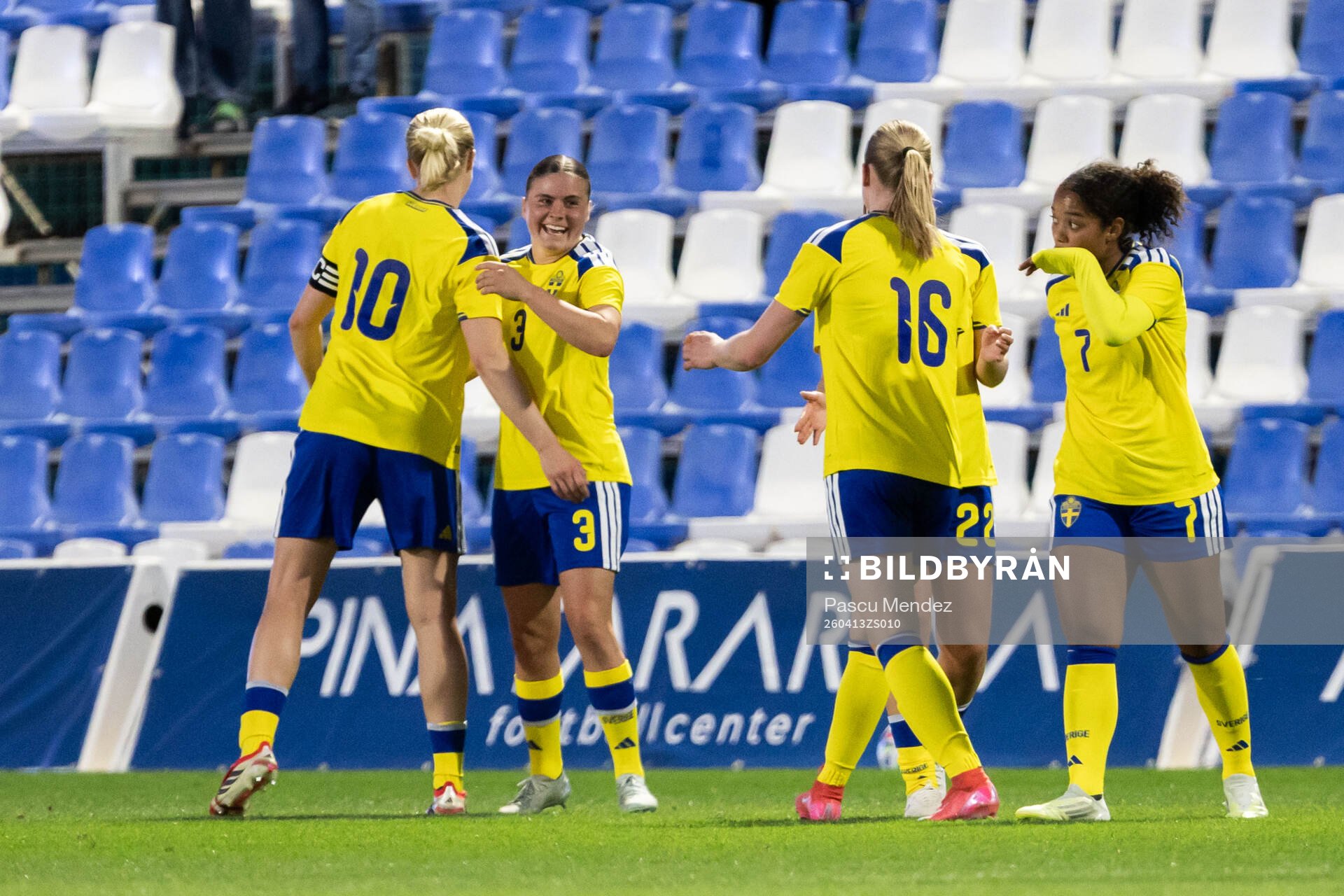 Wilma Leidhammar, Hanna Wijk, Saga Swedman and Evelina