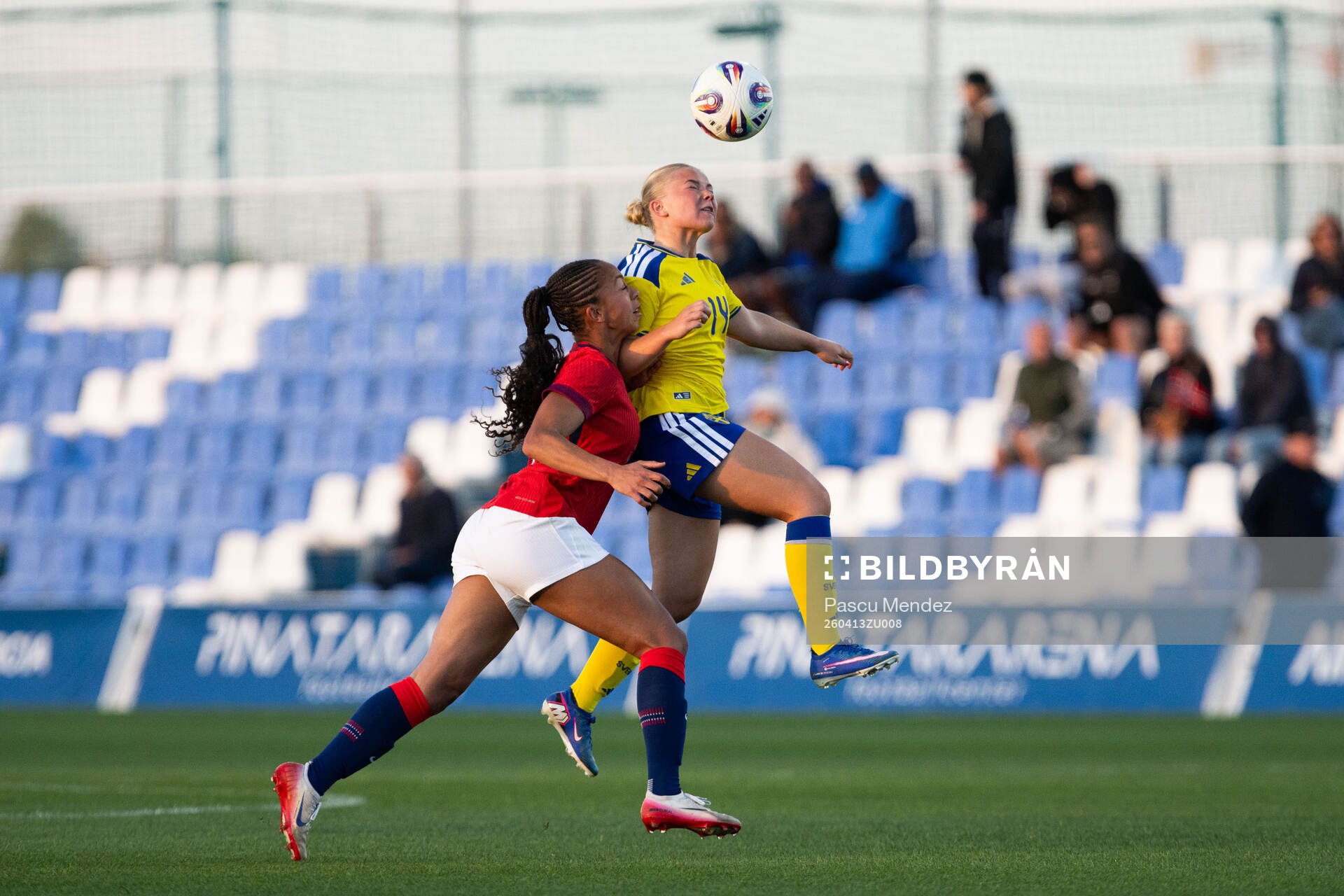 Josefine Birkelund of Norway and Matilda Nildén of Sweden