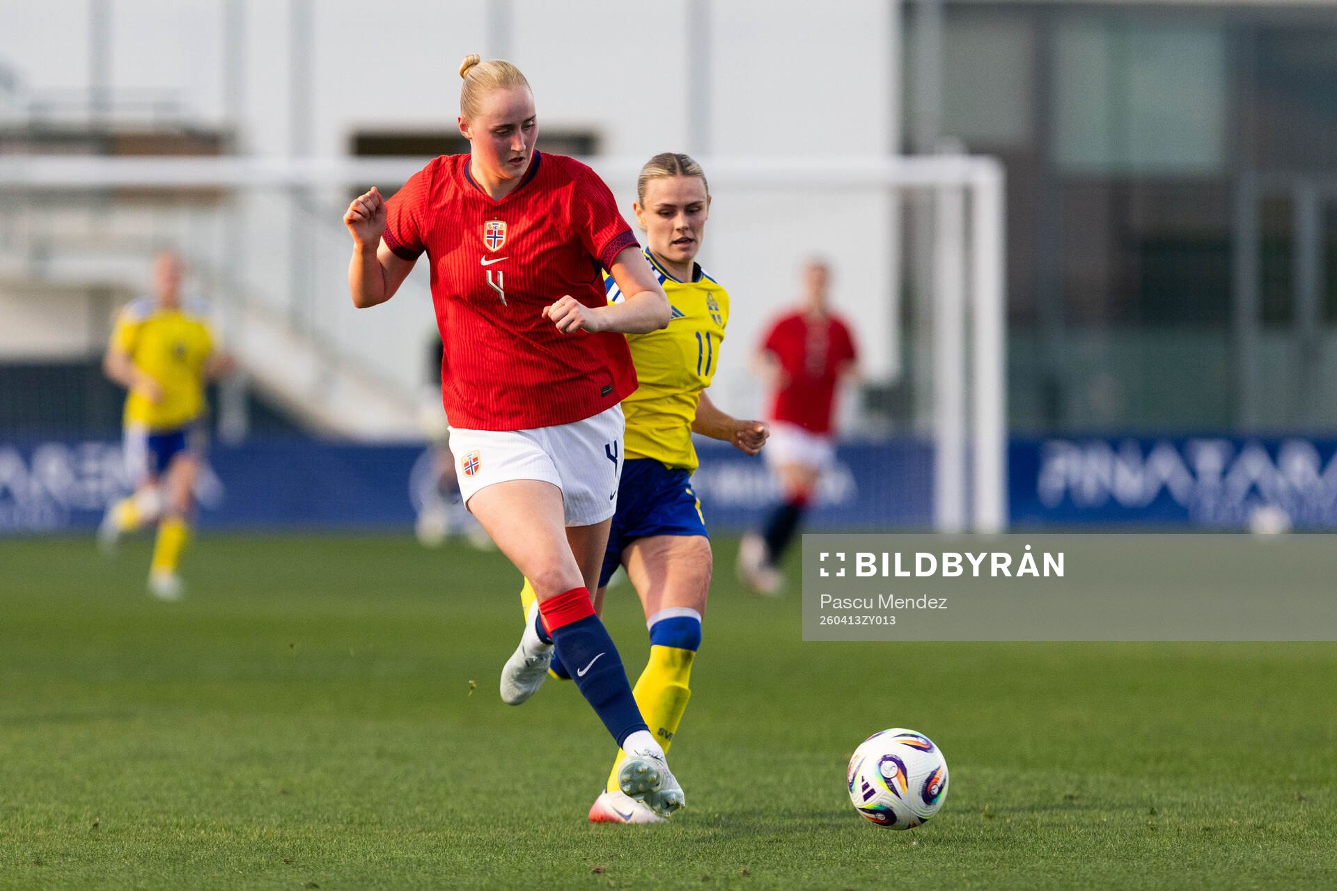 Emilie Bragstad of Norway and Maja Bodin of Sweden