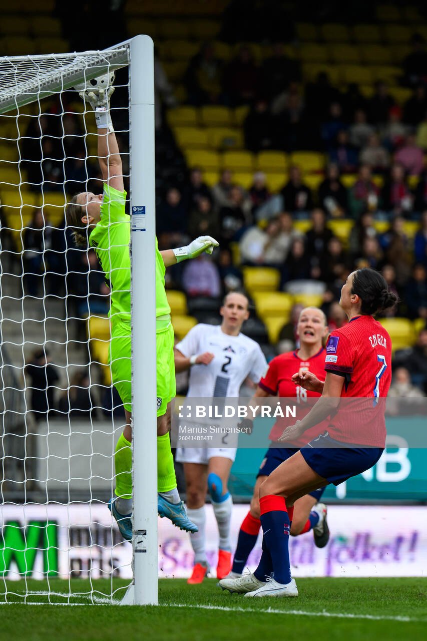 goalkeeper Zala Mersnik of Slovenia