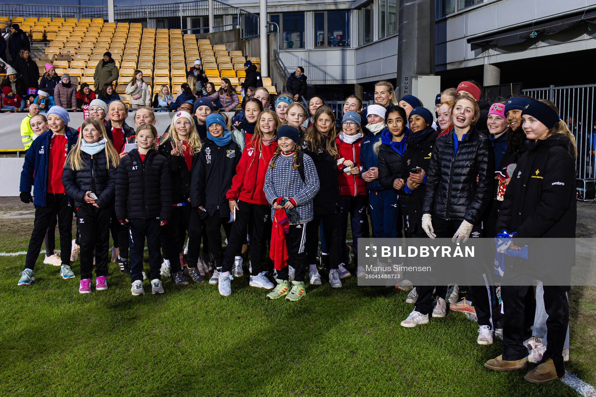 Ada Hegerberg of Norway with fans