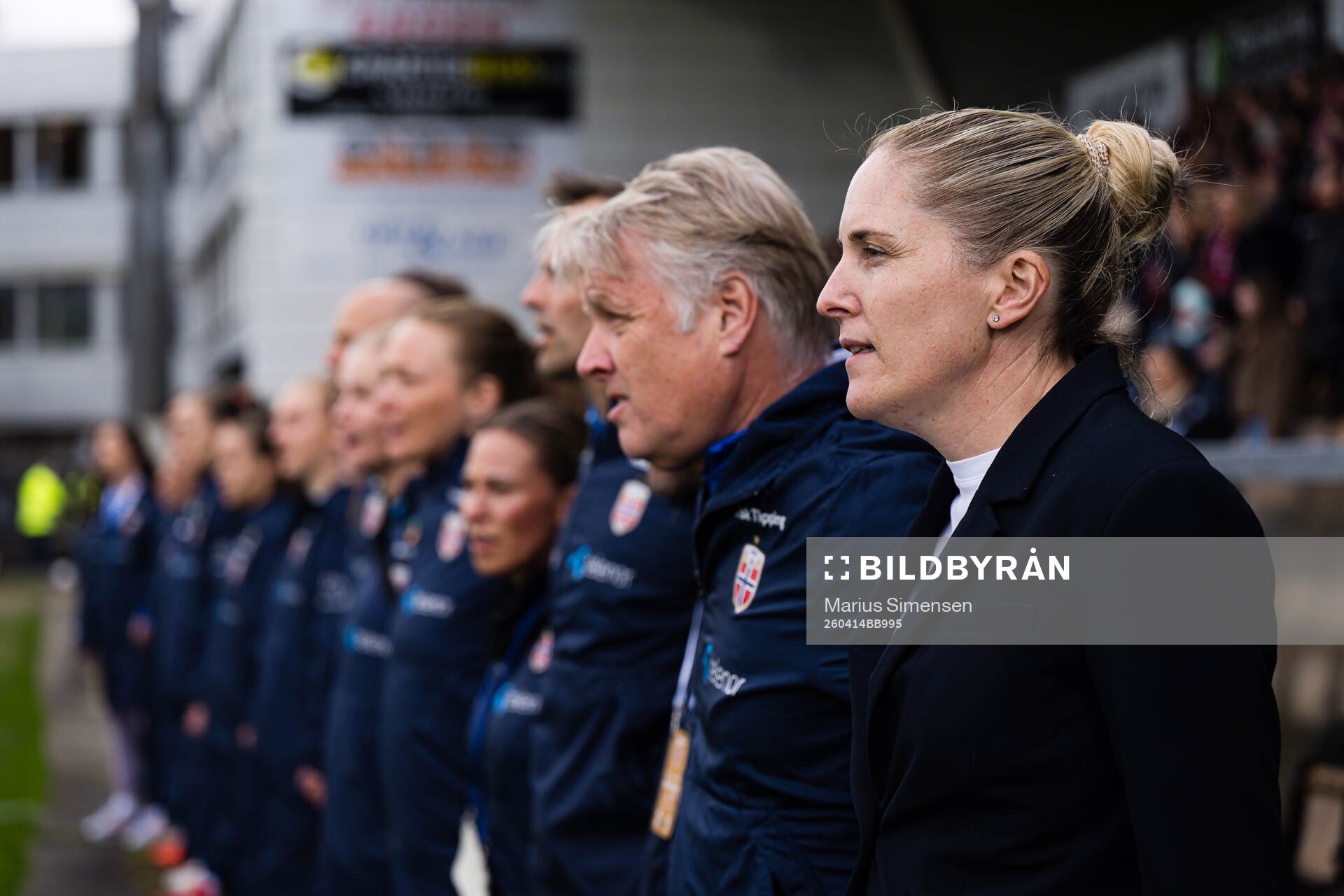 Head coach Gemma Grainger of Norway