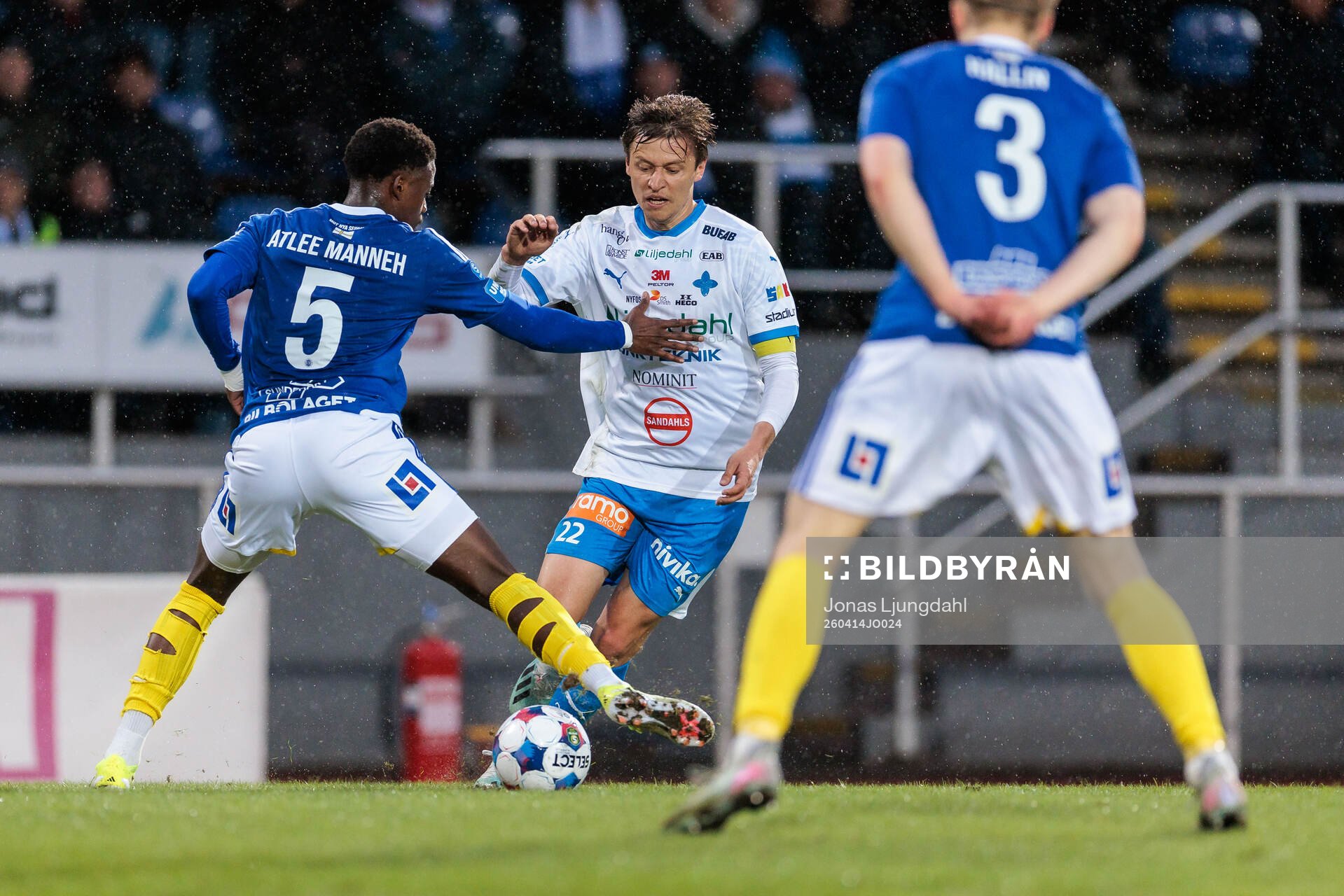 GIF Sundsvalls Alieu Atlee Manneh och IFK Värnamos Simon