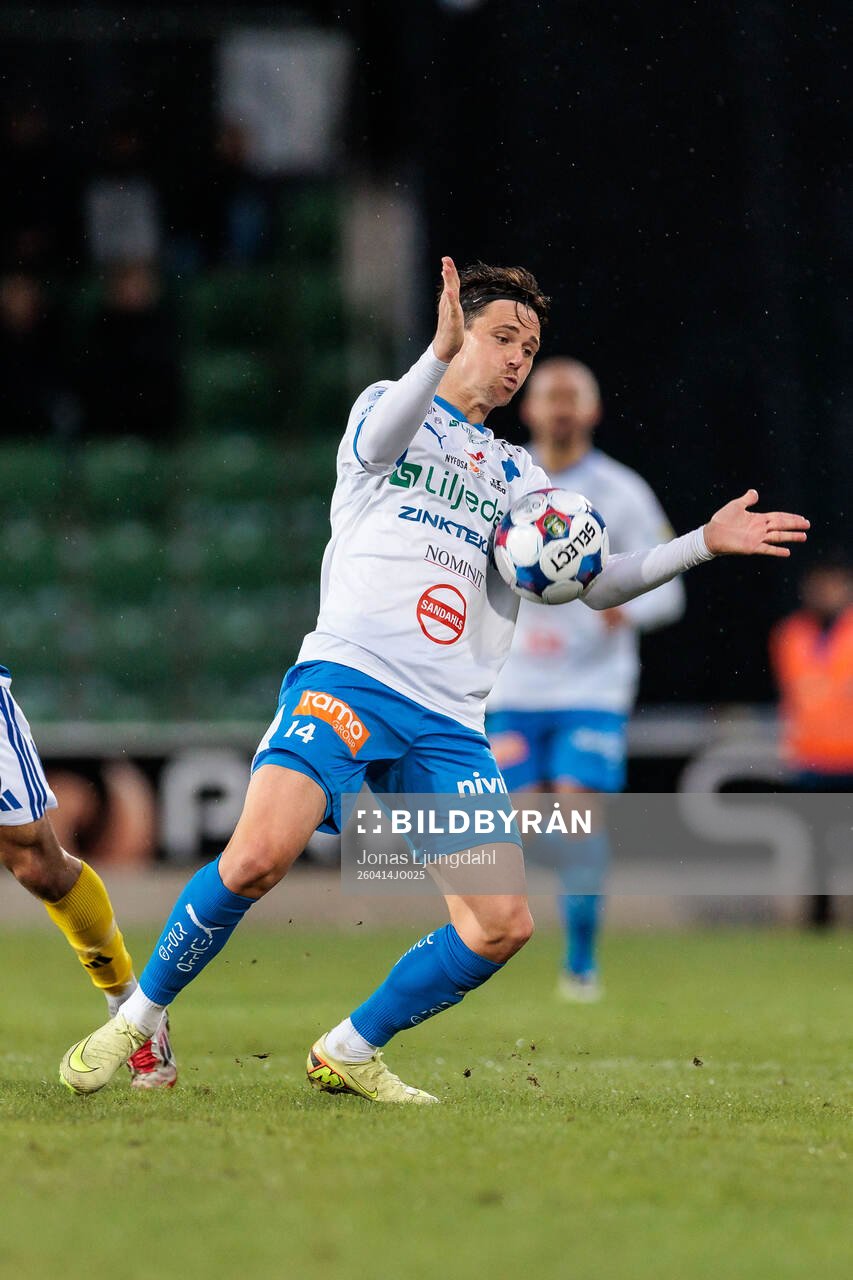 Under fotbollsmatchen i Superettan mellan IFK Värnamo och