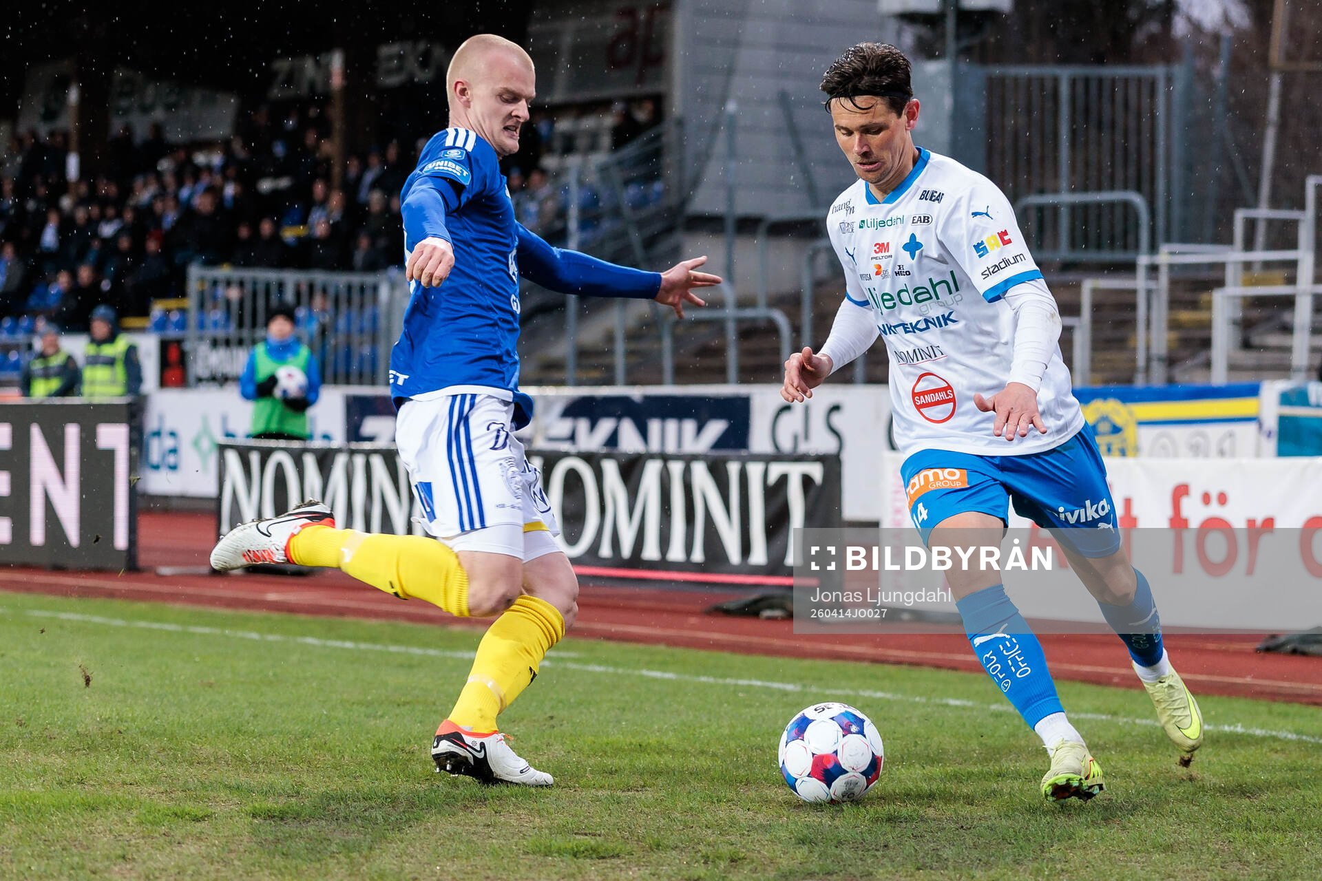 GIF Sundsvalls Lucas Forsberg och IFK Värnamos Marcus