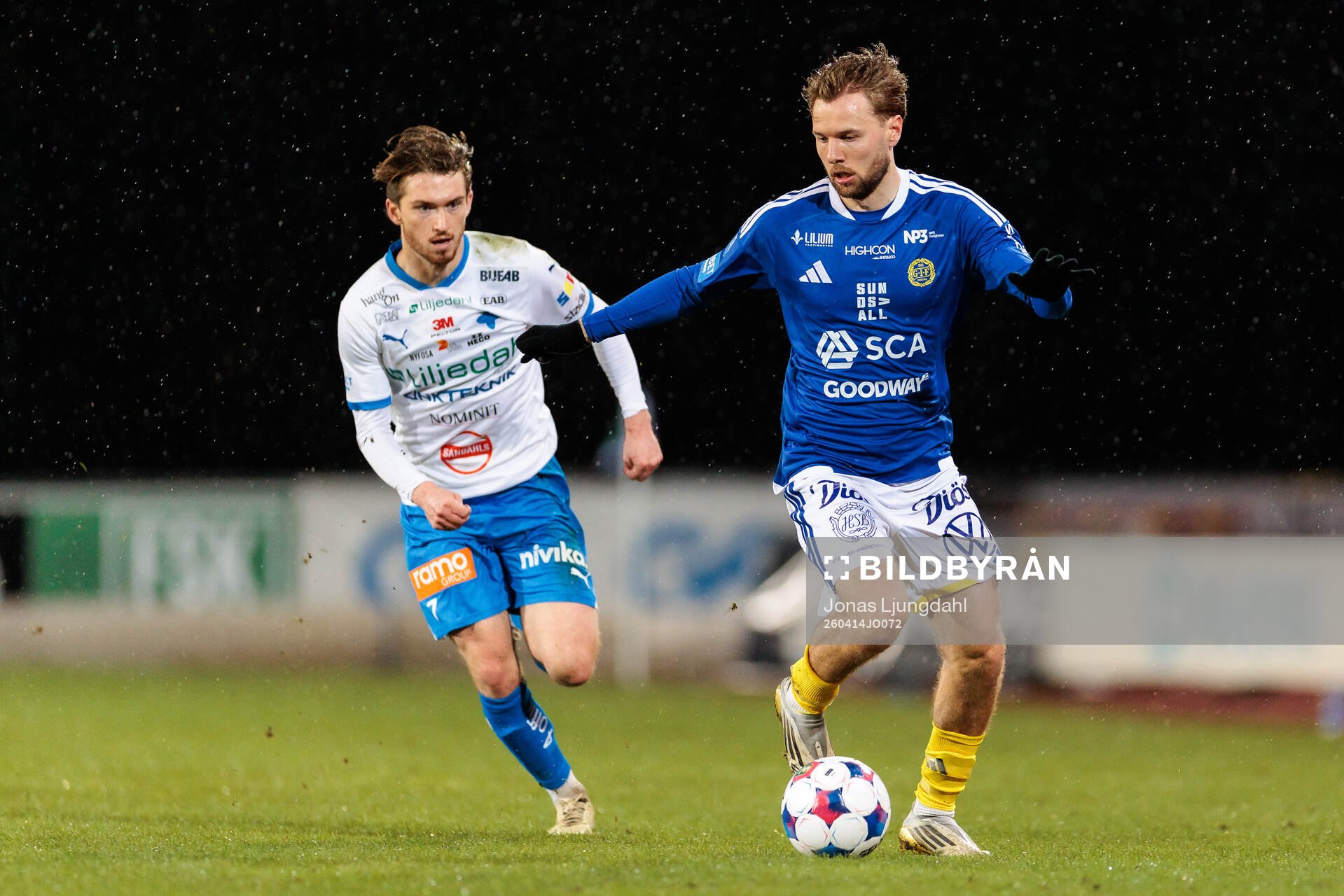 IFK Värnamos Carl Johansson och GIF Sundsvalls Samuel