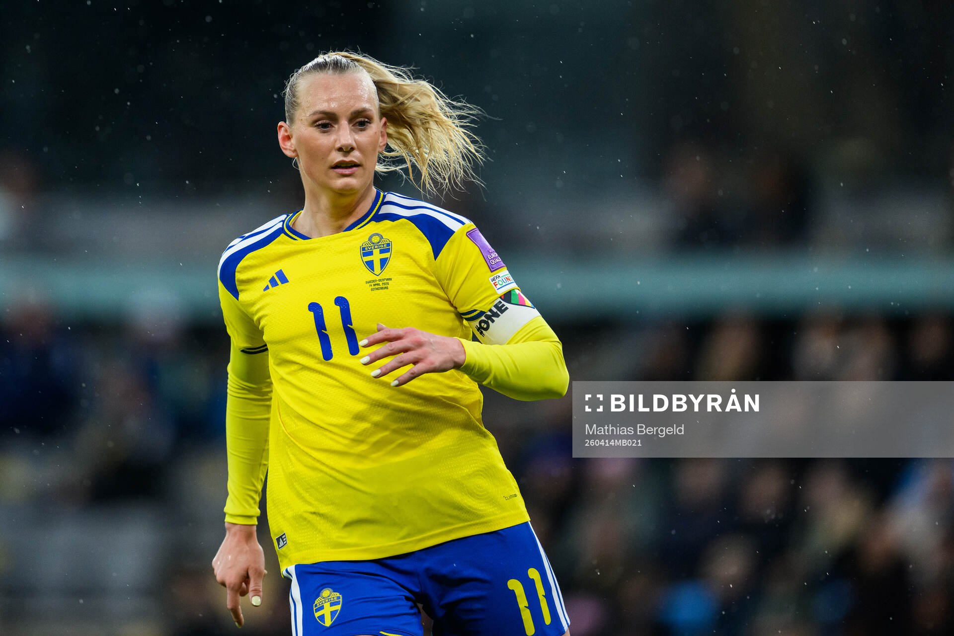 Stina Blackstenius of Sweden