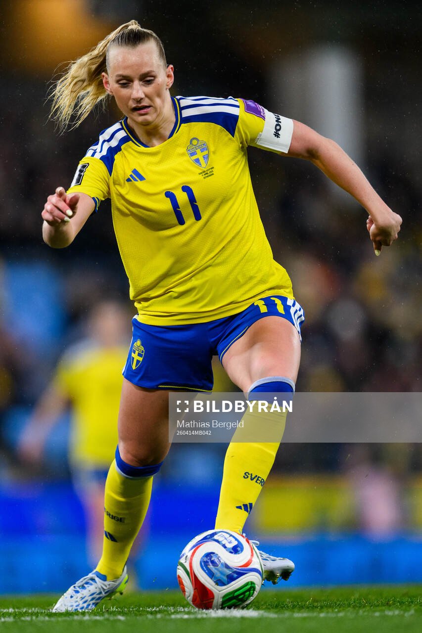 Stina Blackstenius of Sweden