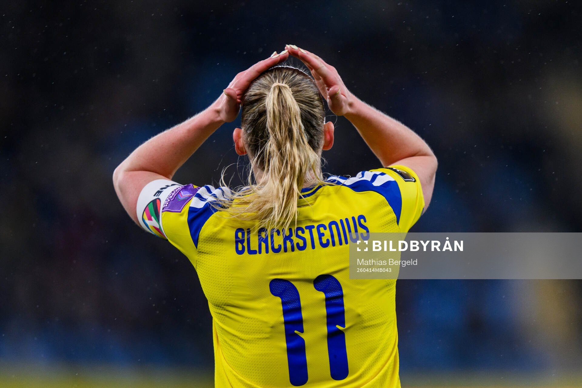 Stina Blackstenius of Sweden
