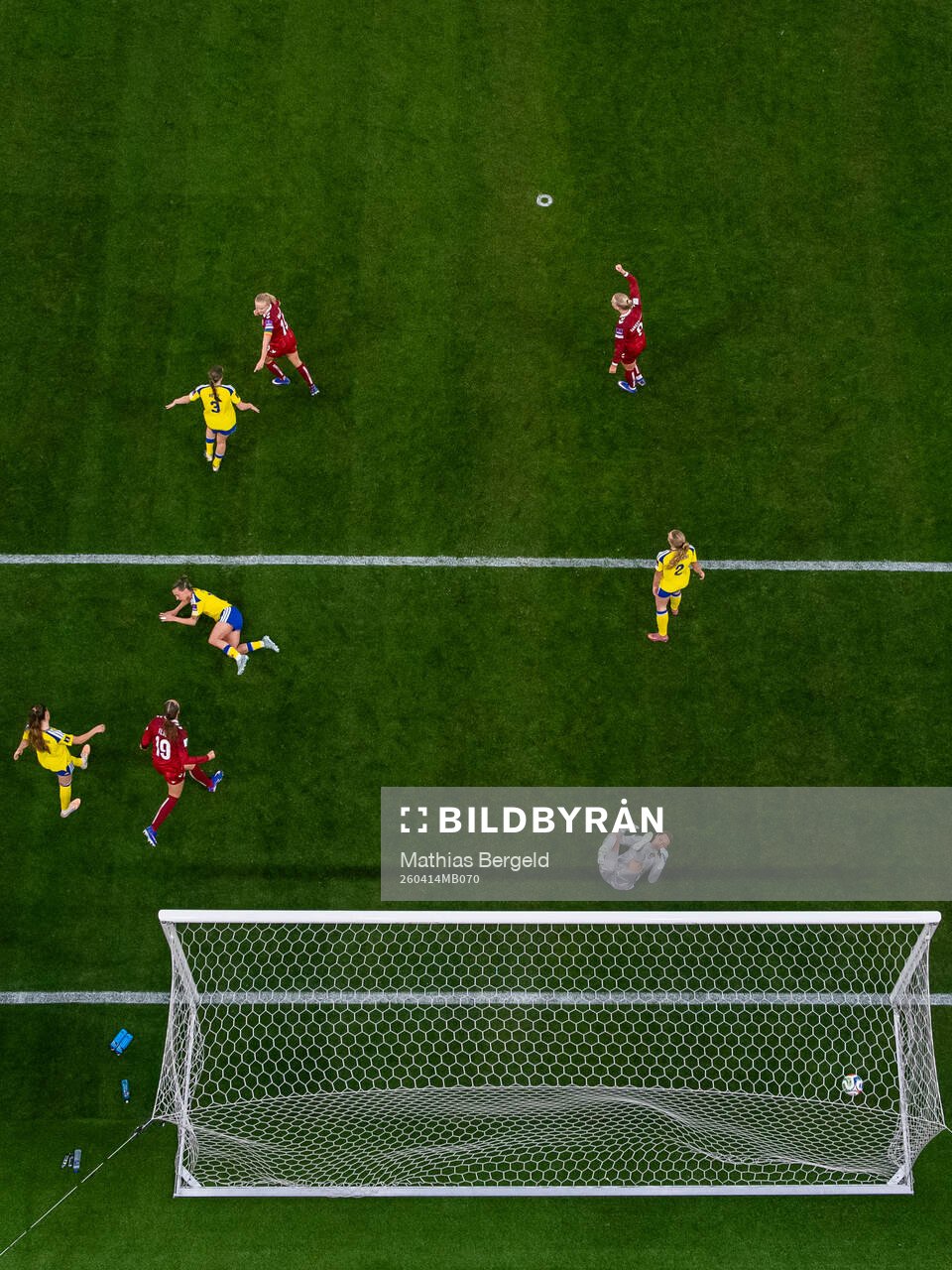 Pernille Harder of Denmark celebrates