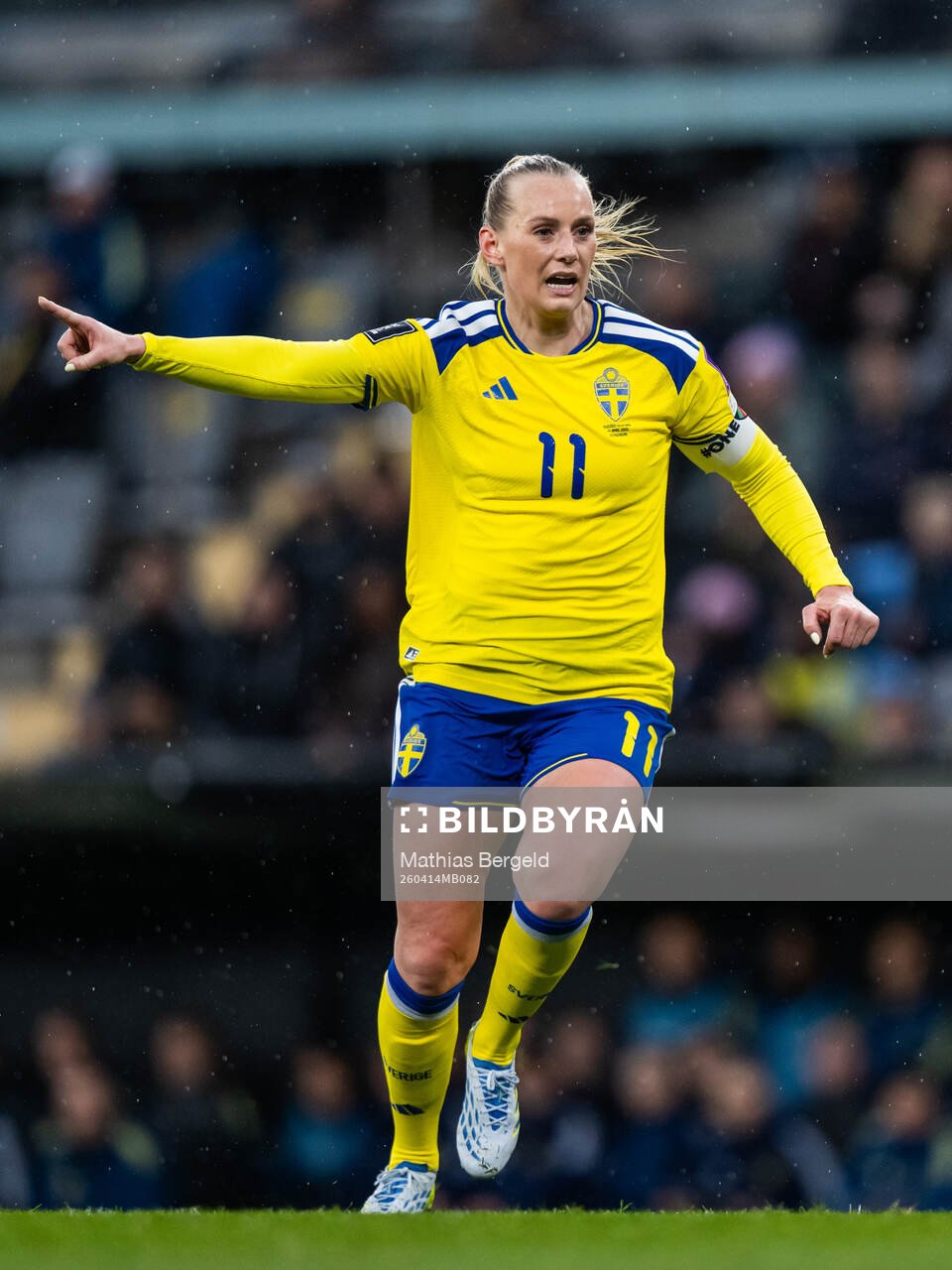 Stina Blackstenius of Sweden