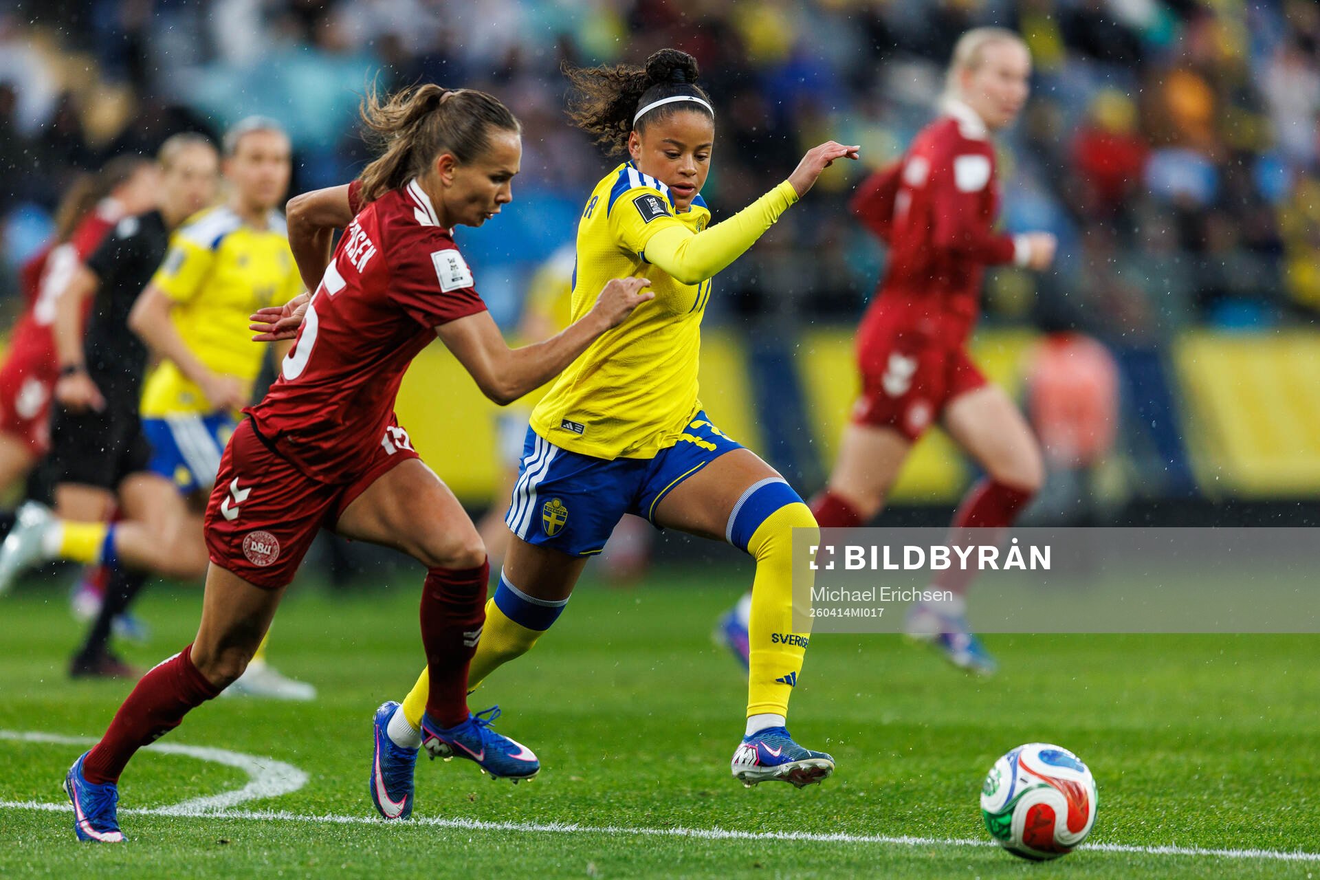 Frederikke Thøgersen of Denmark and Felicia Schröder of