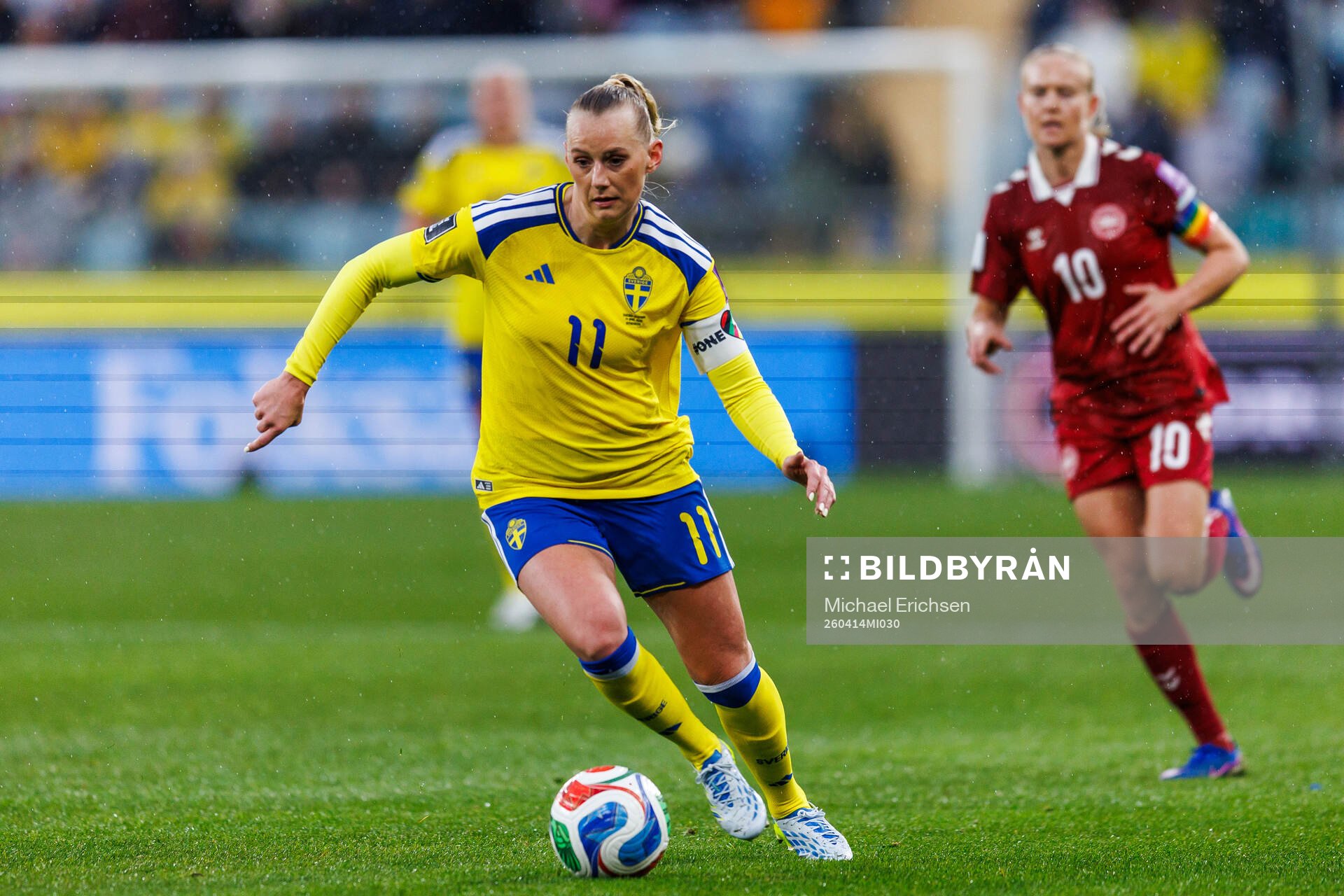 Stina Blackstenius of Sweden