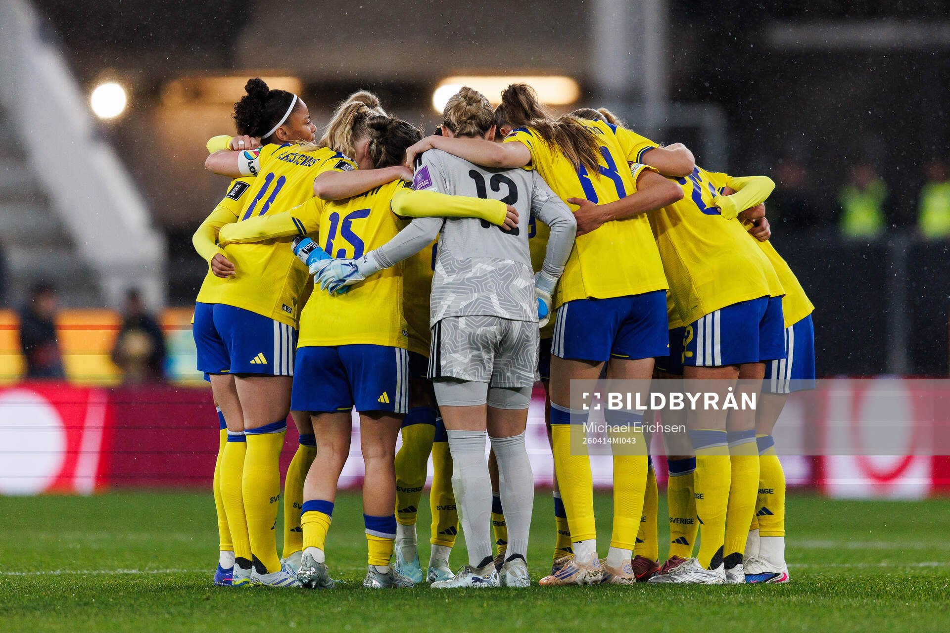 Players of Sweden gather