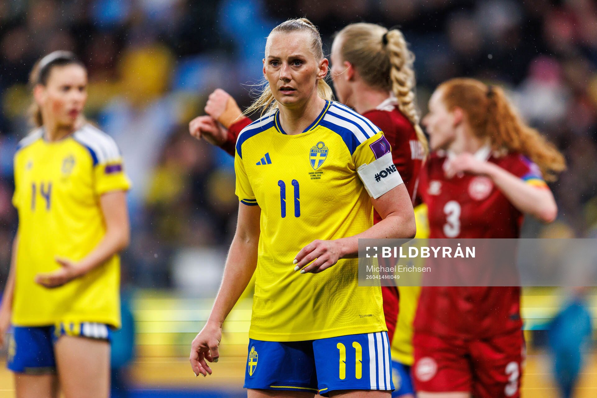 Stina Blackstenius of Sweden