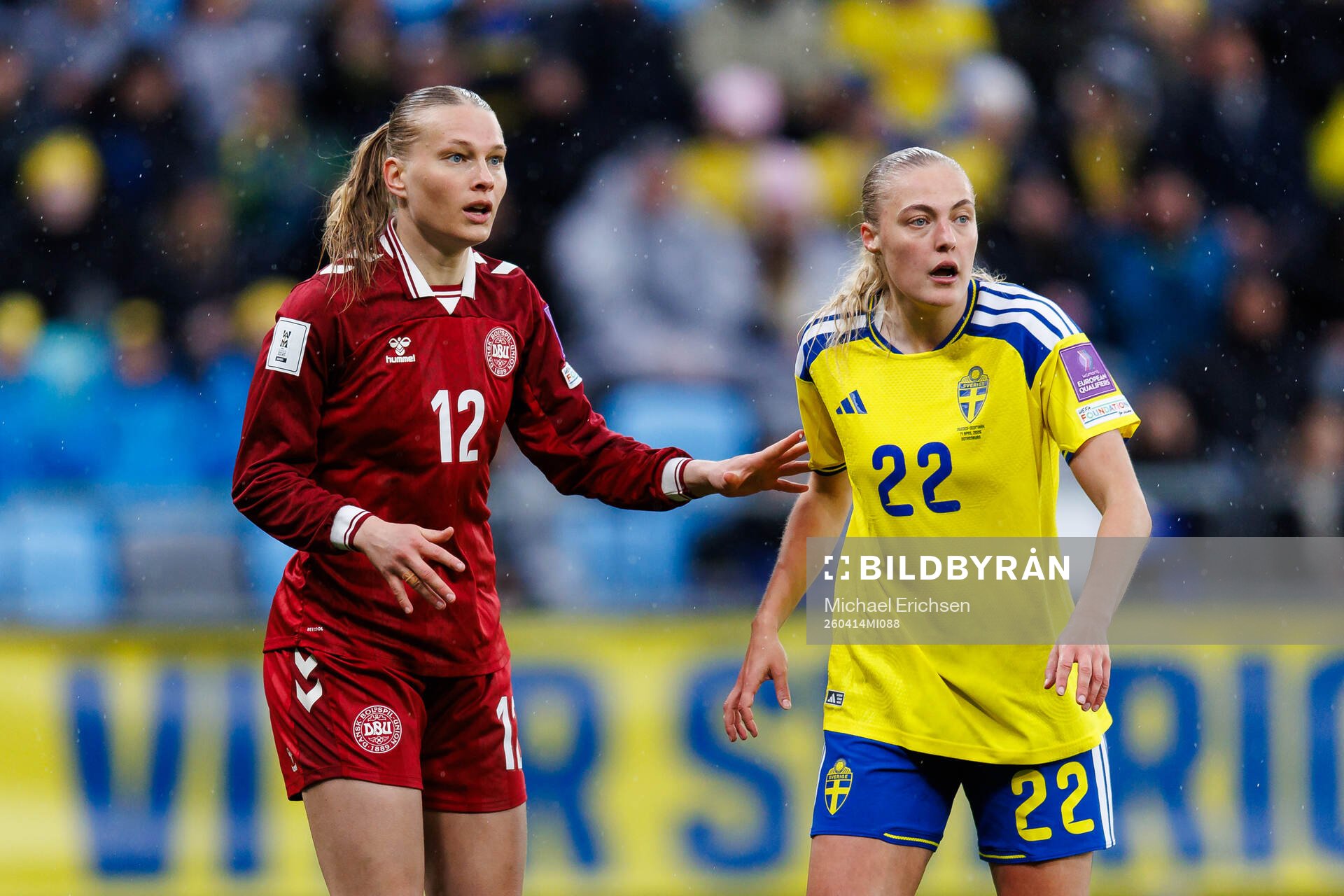 Stine Sandbech of Denmark and Elma Junttila Nelhage of
