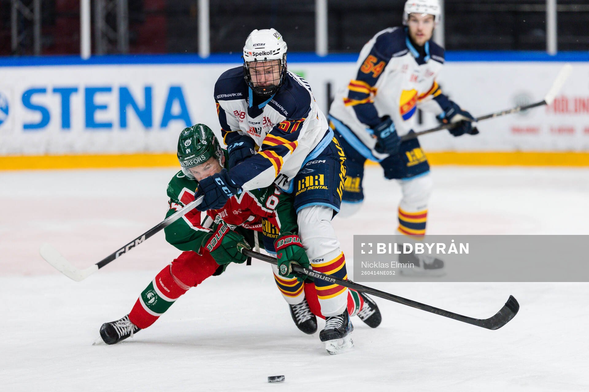 Frölundas Bosse Meijer och Djurgårdens Marcus Nordmark