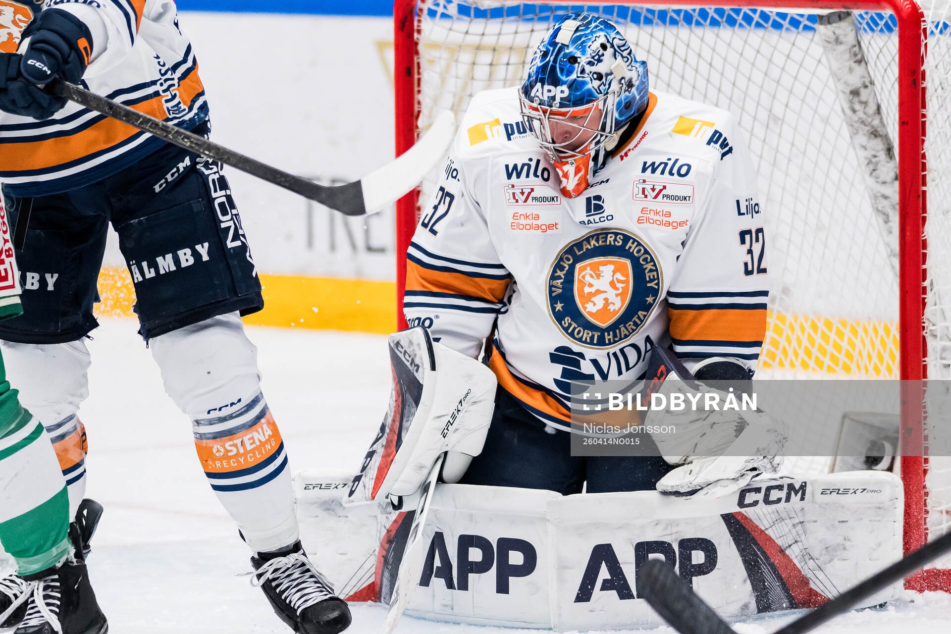 Växjös målvakt Ludvig Persson
