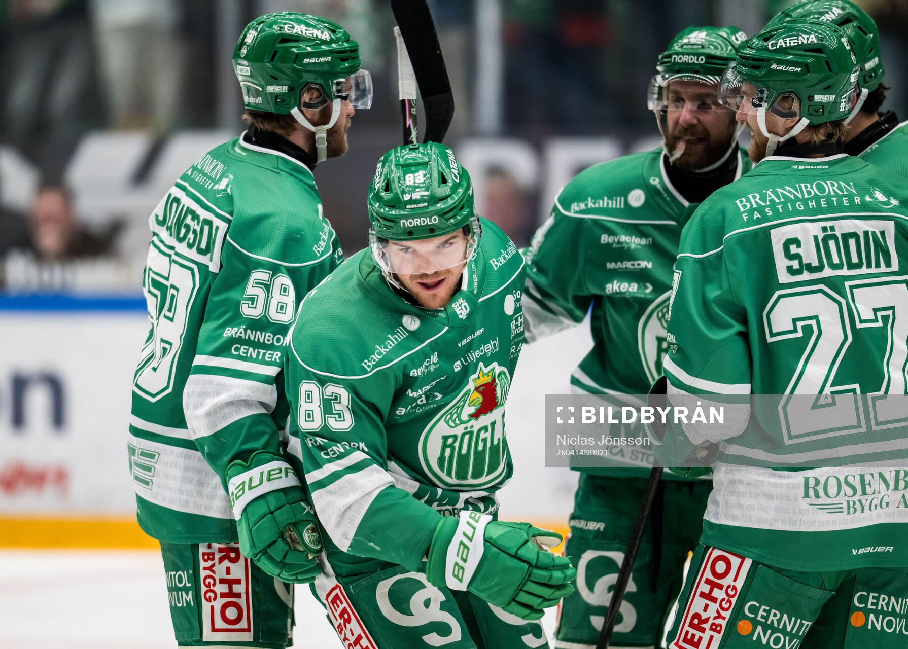 Rögles Karson Kuhlman jublar