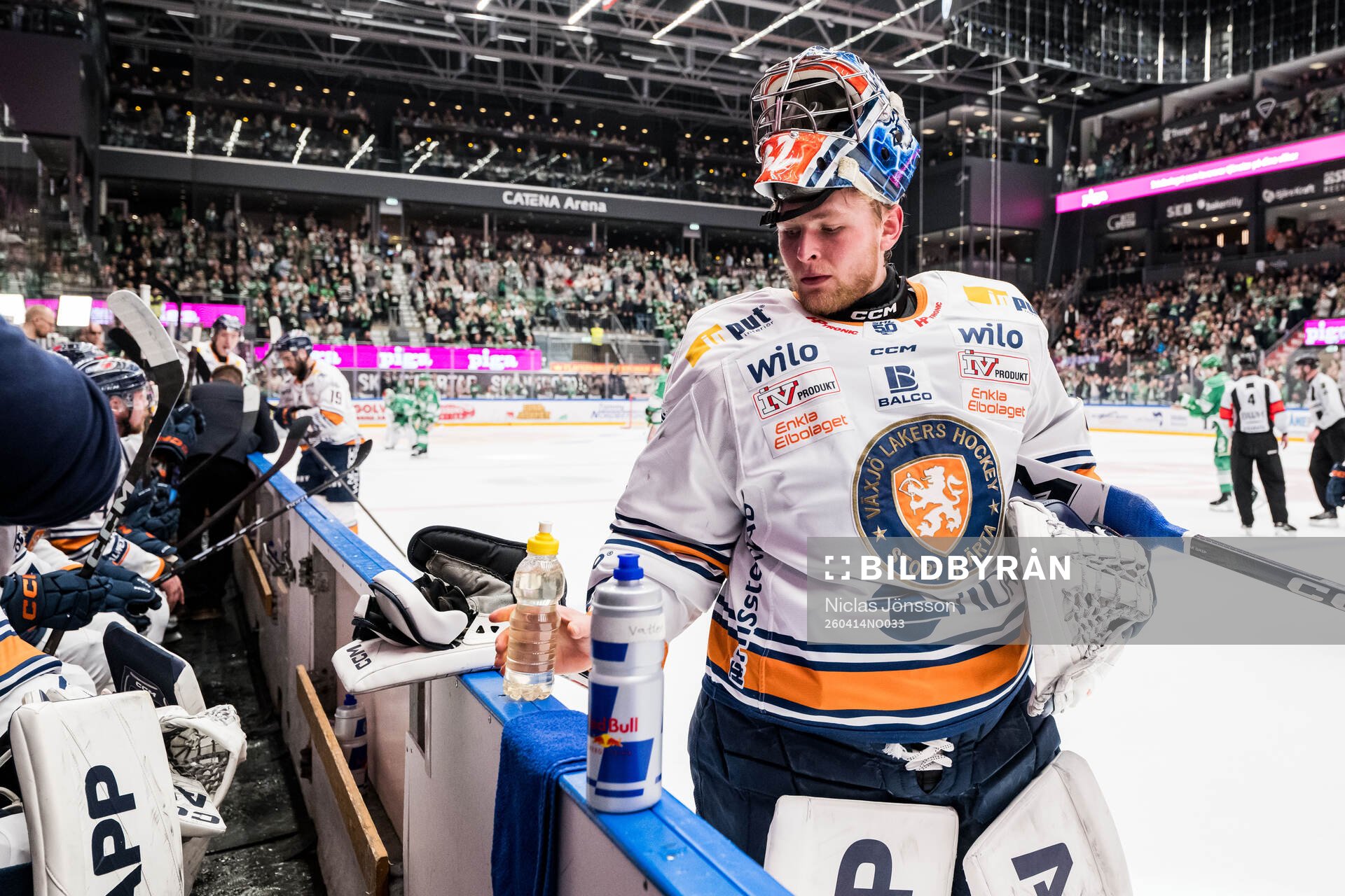 Växjös målvakt Ludvig Persson