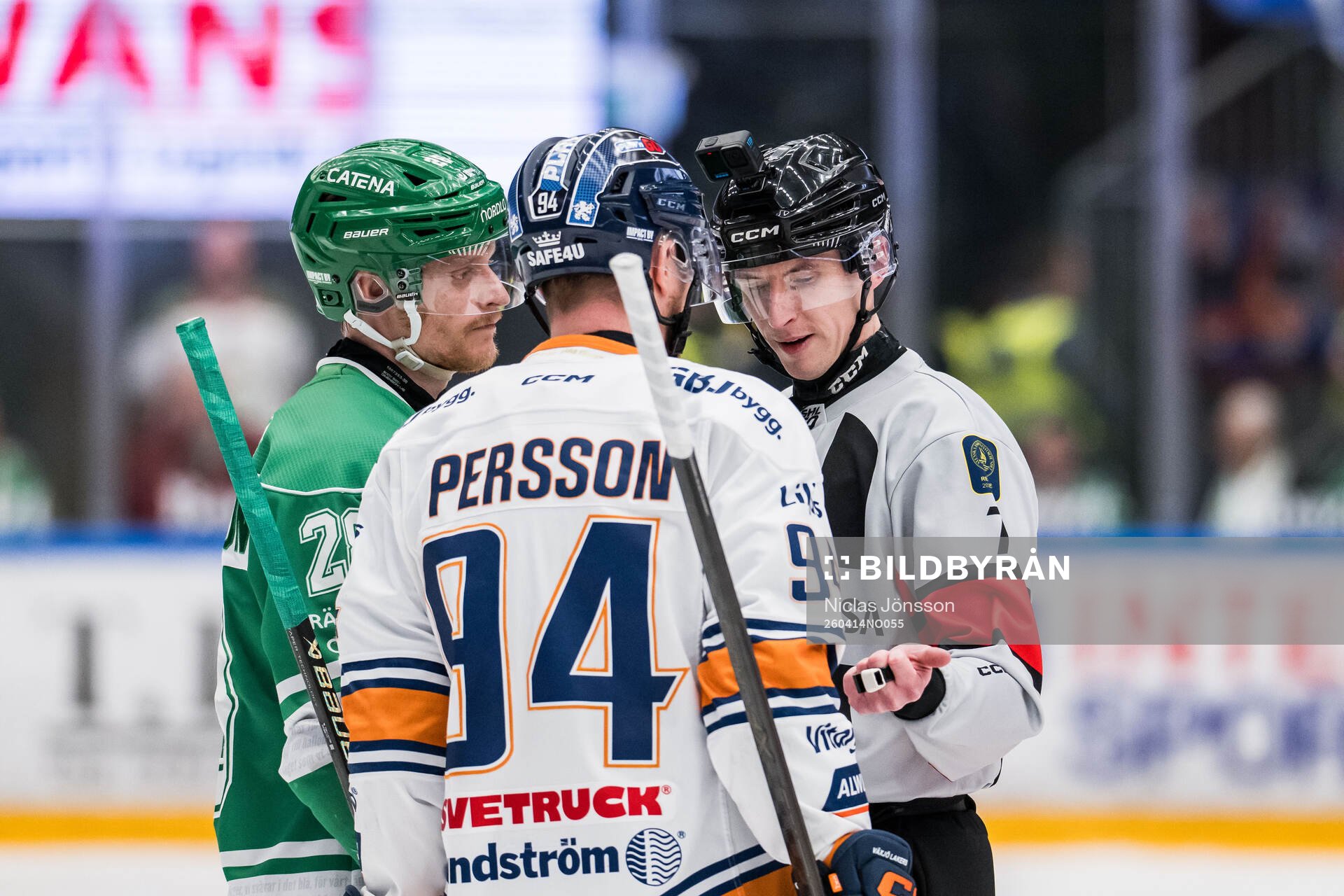 Rögles Anton Bengtsson och Växjös Joel Persson och