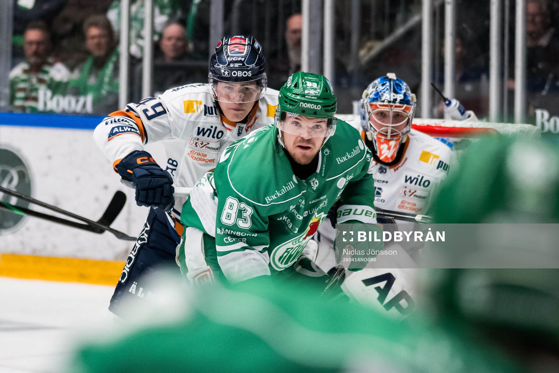 Växjös Leo Sahlin Wallenius och Rögles Karson Kuhlman